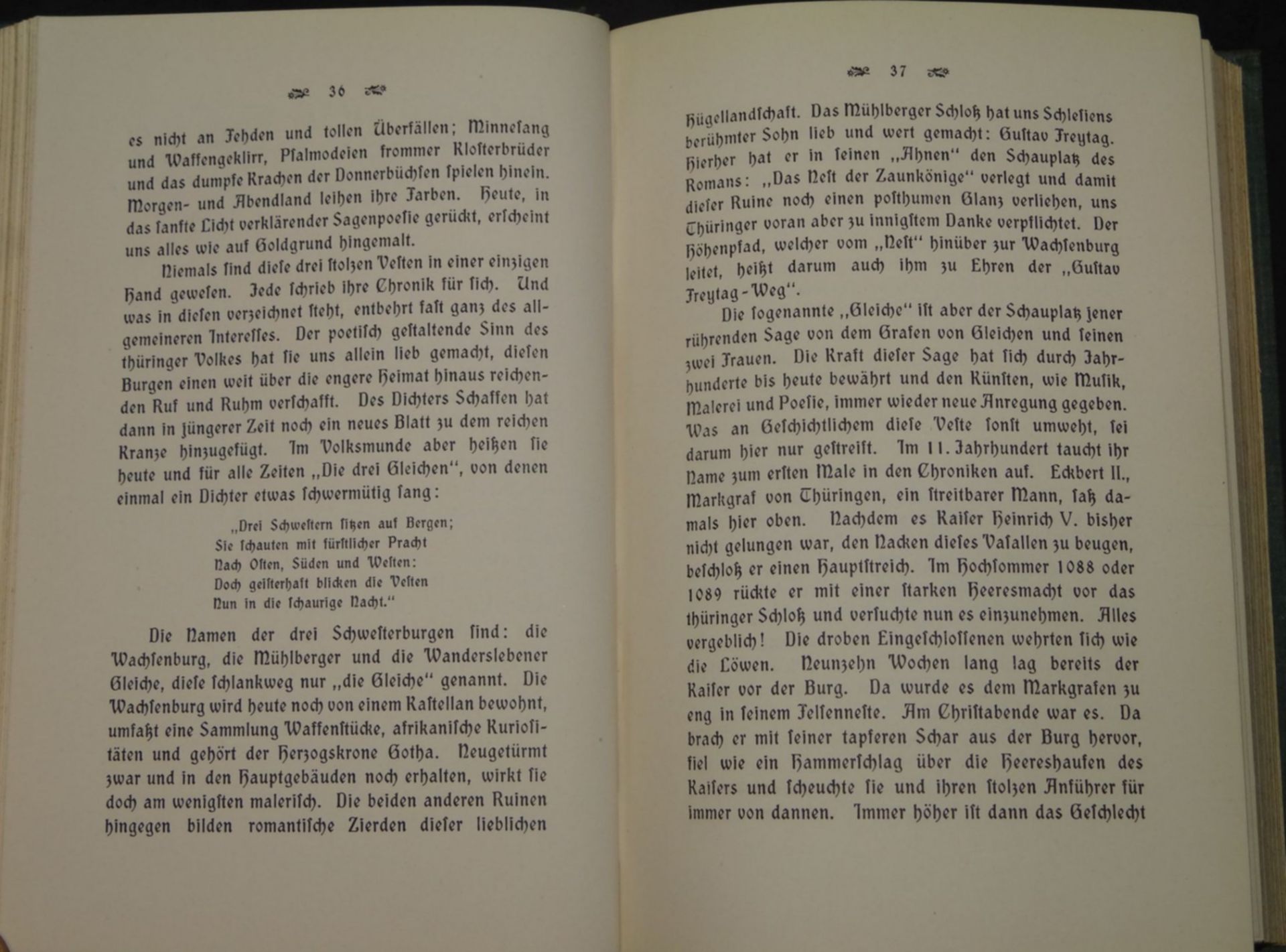 A.Trinius "Thüringer Land-Wanderbilder" um 1910, gut erhalte - Bild 4 aus 4