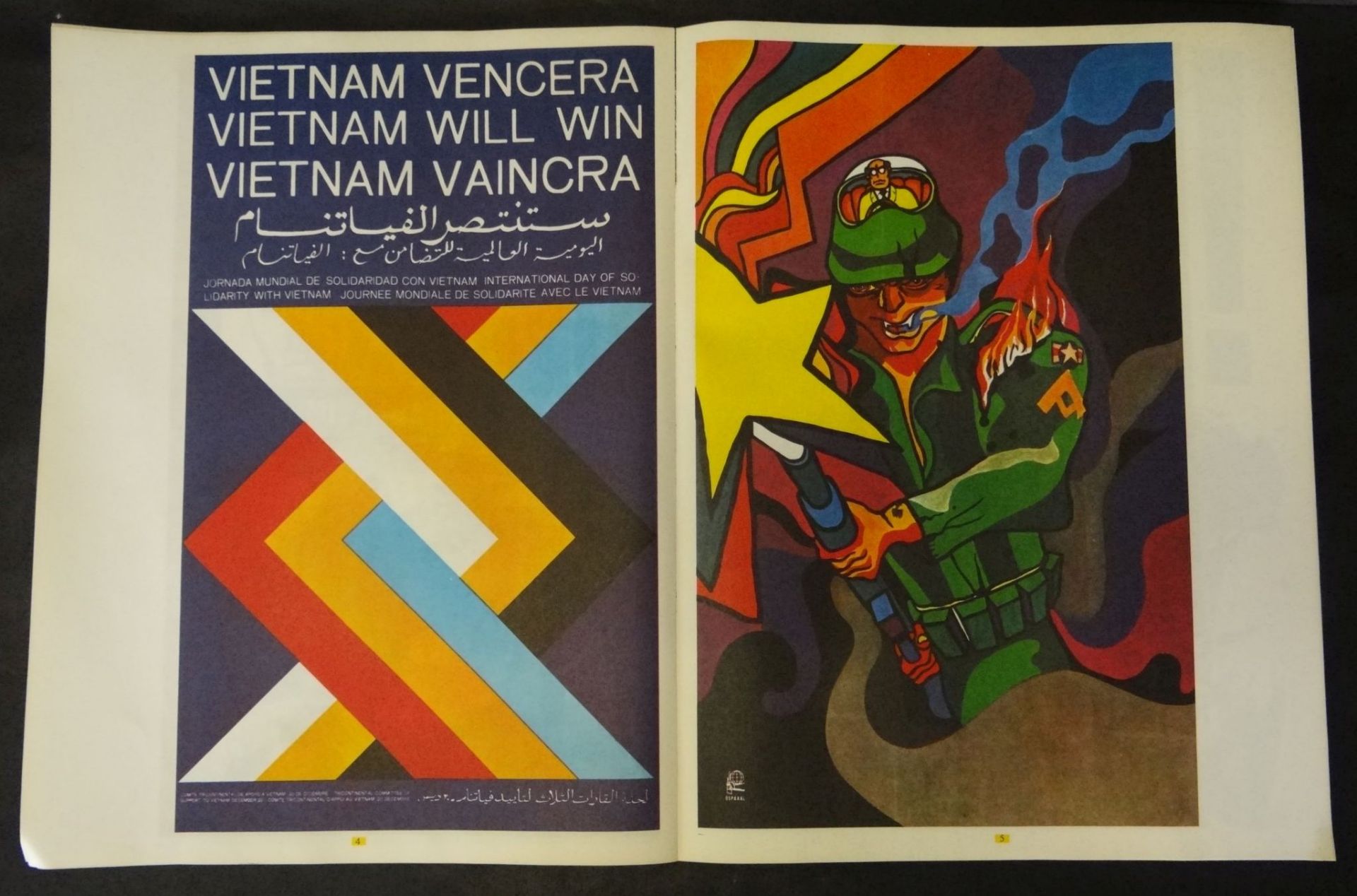 Mappe "Kunst der Revolution" 100 Plakate aus Kuba, 1970, Einband etwas verschmutzt, ansonsten gut - Bild 4 aus 8