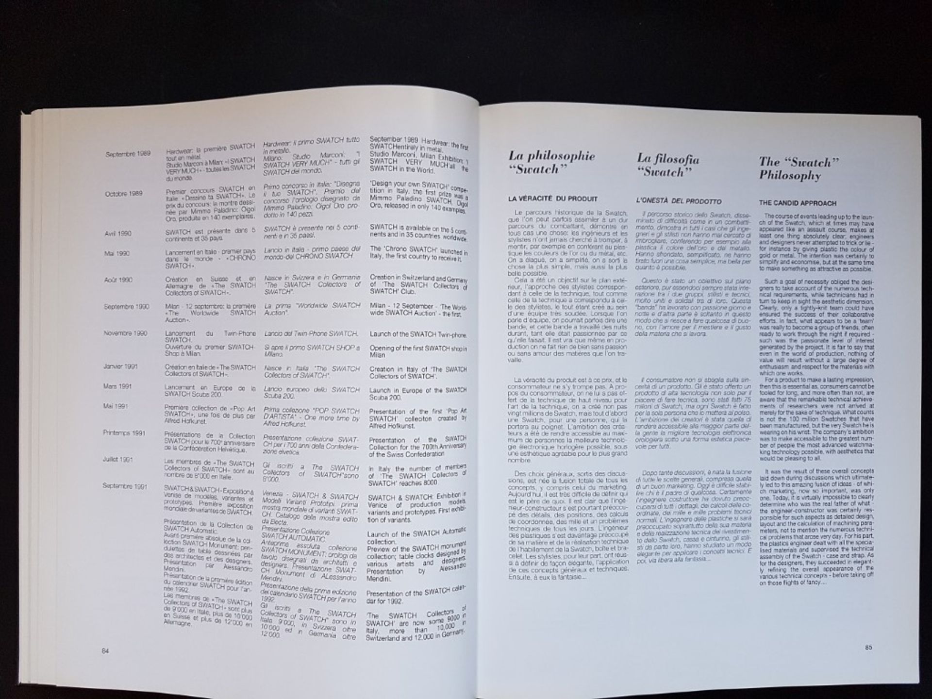 ``Swatchissimo 1891 1991``, Roland Carrera, Sprache Französisch, 511 Seite - Bild 3 aus 8