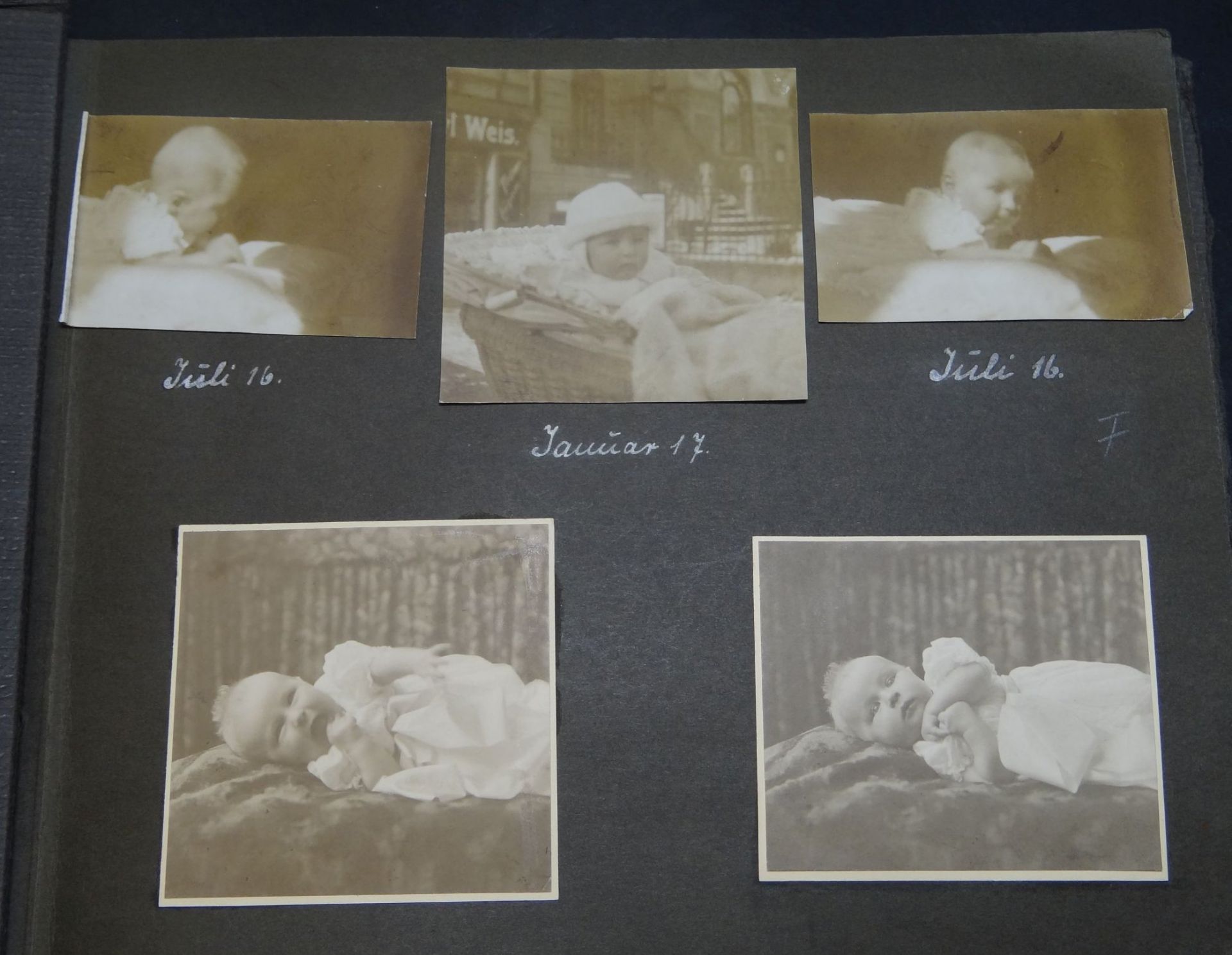 Fotoalbum mit 79 Fotos, ca. 1915-1940, hpts. Familie, aber auch Pfadfinder und Soldaten