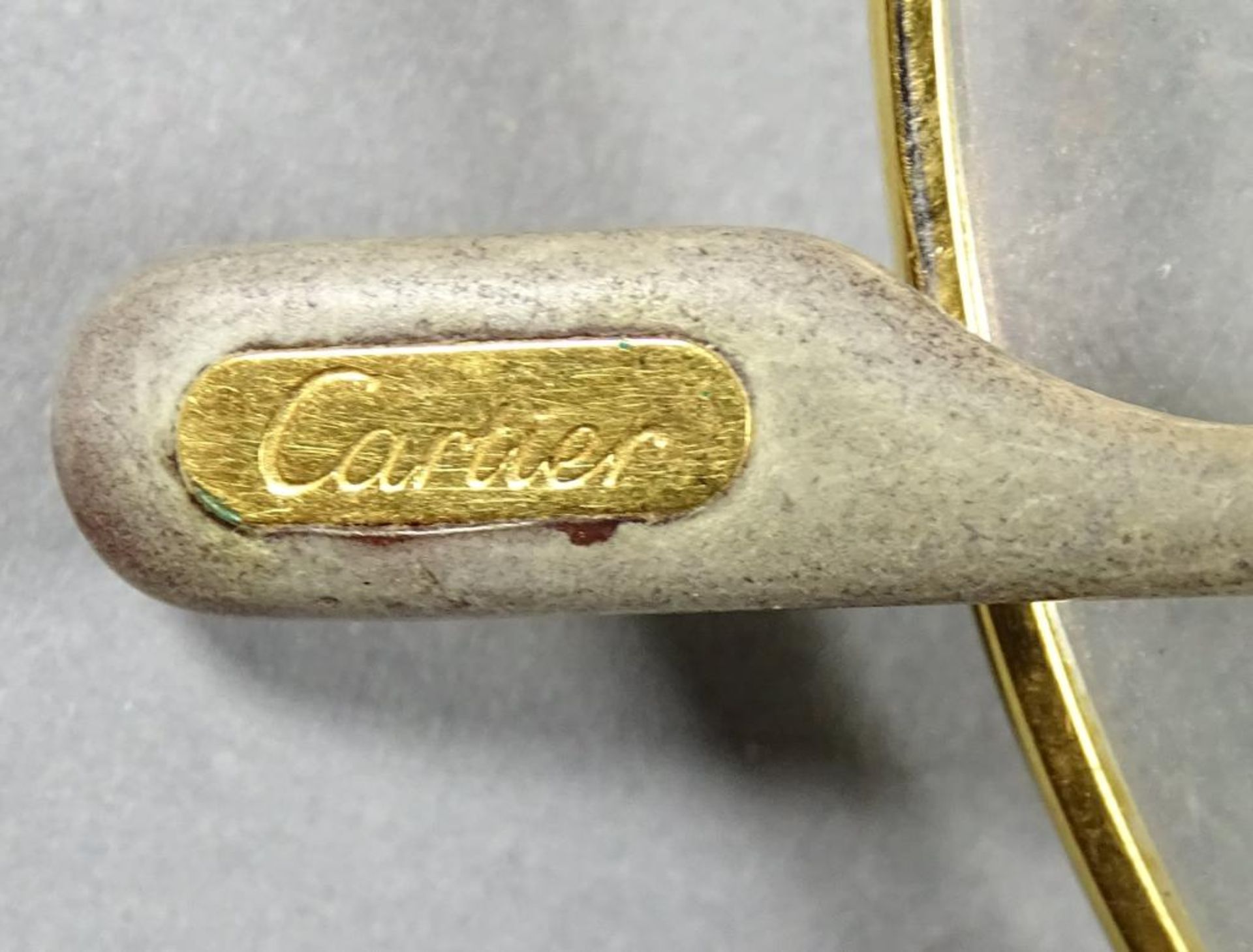 "Cartier" Herren Brille,vergoldet, 1986 - Bild 4 aus 4