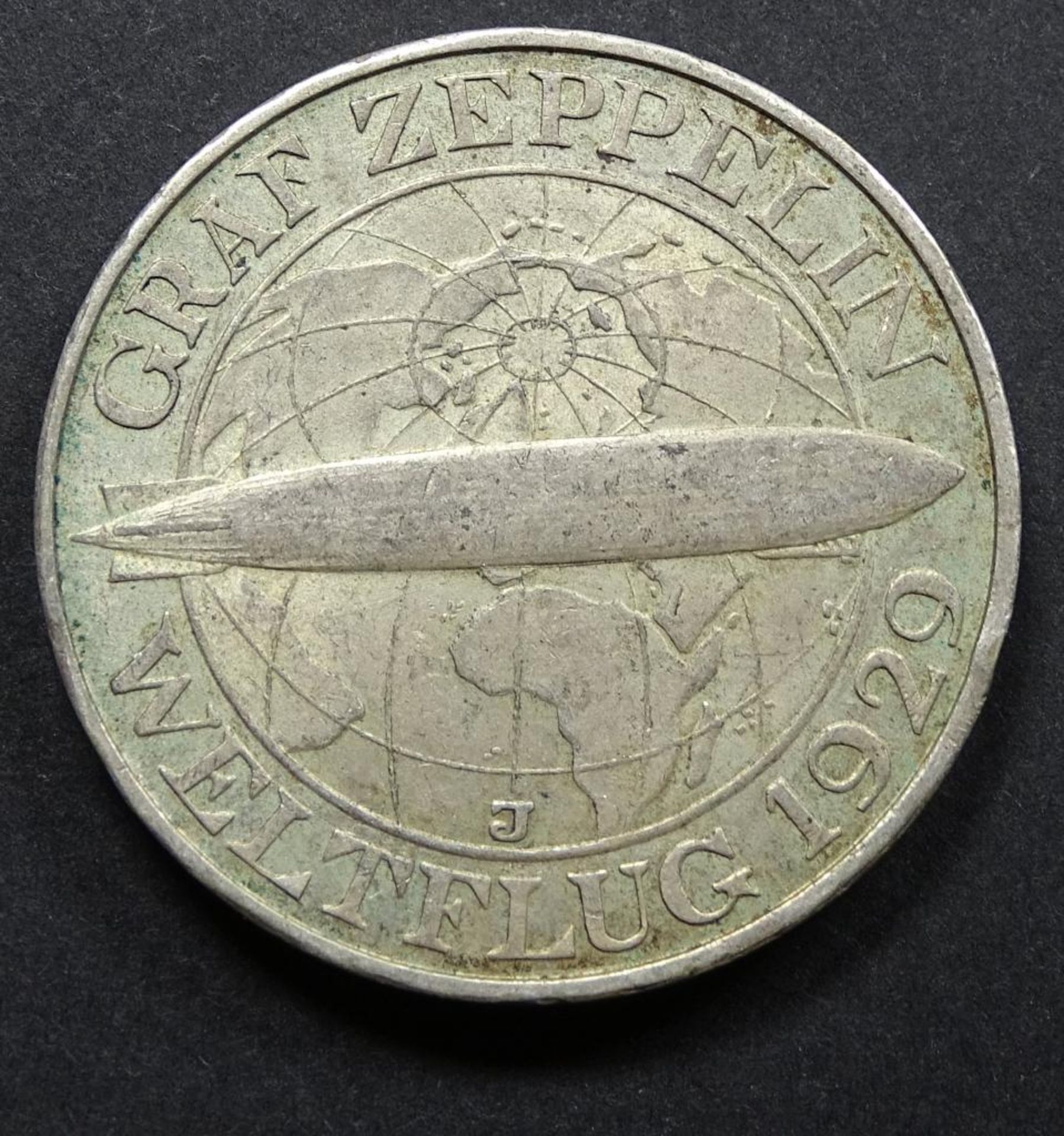 3 Reichsmark,1930 J,Silber,d-29mm, 14,9gr. - Bild 2 aus 2
