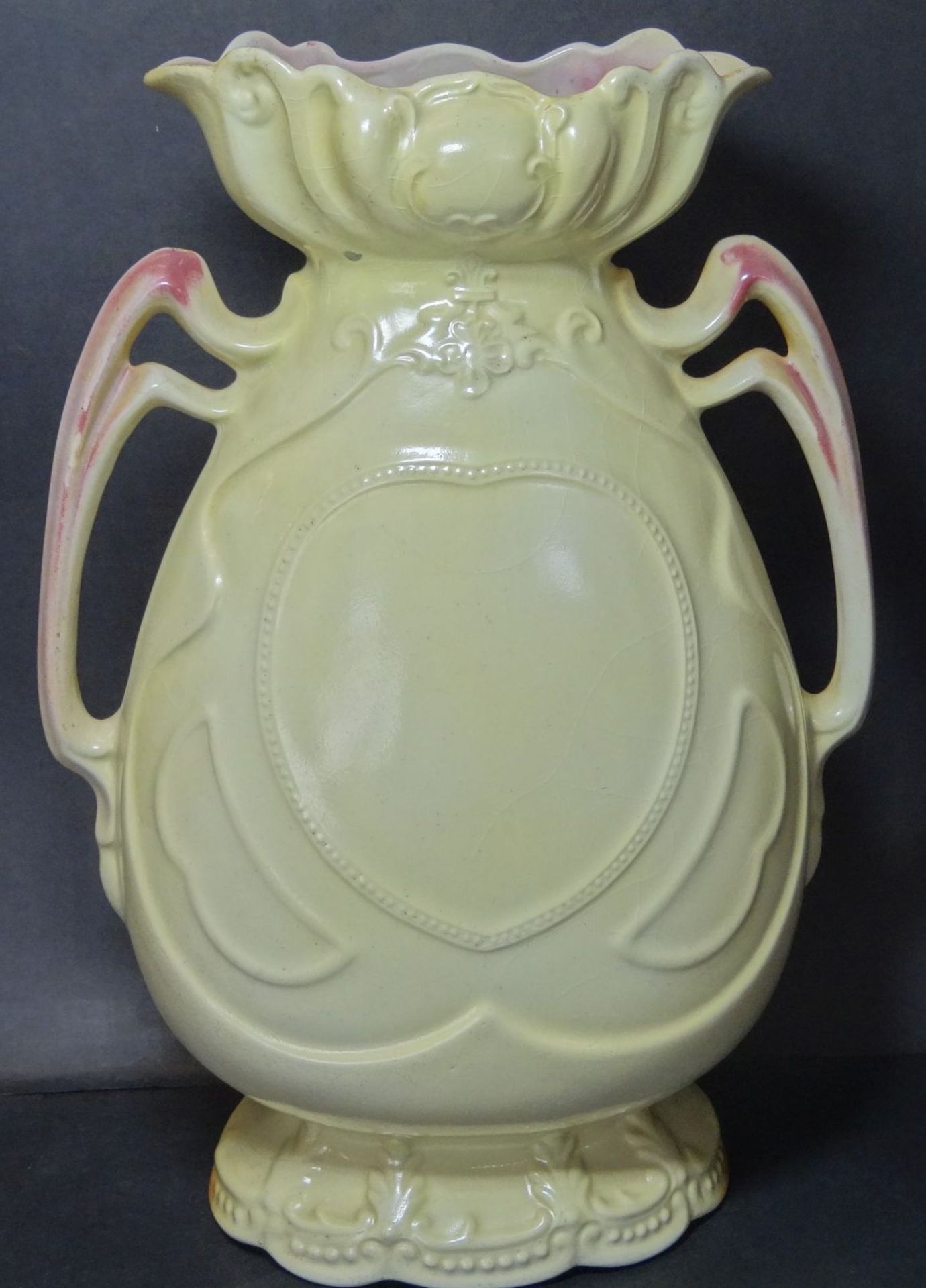 Jugendstil-Vase, England, H-35 cm - Bild 4 aus 8