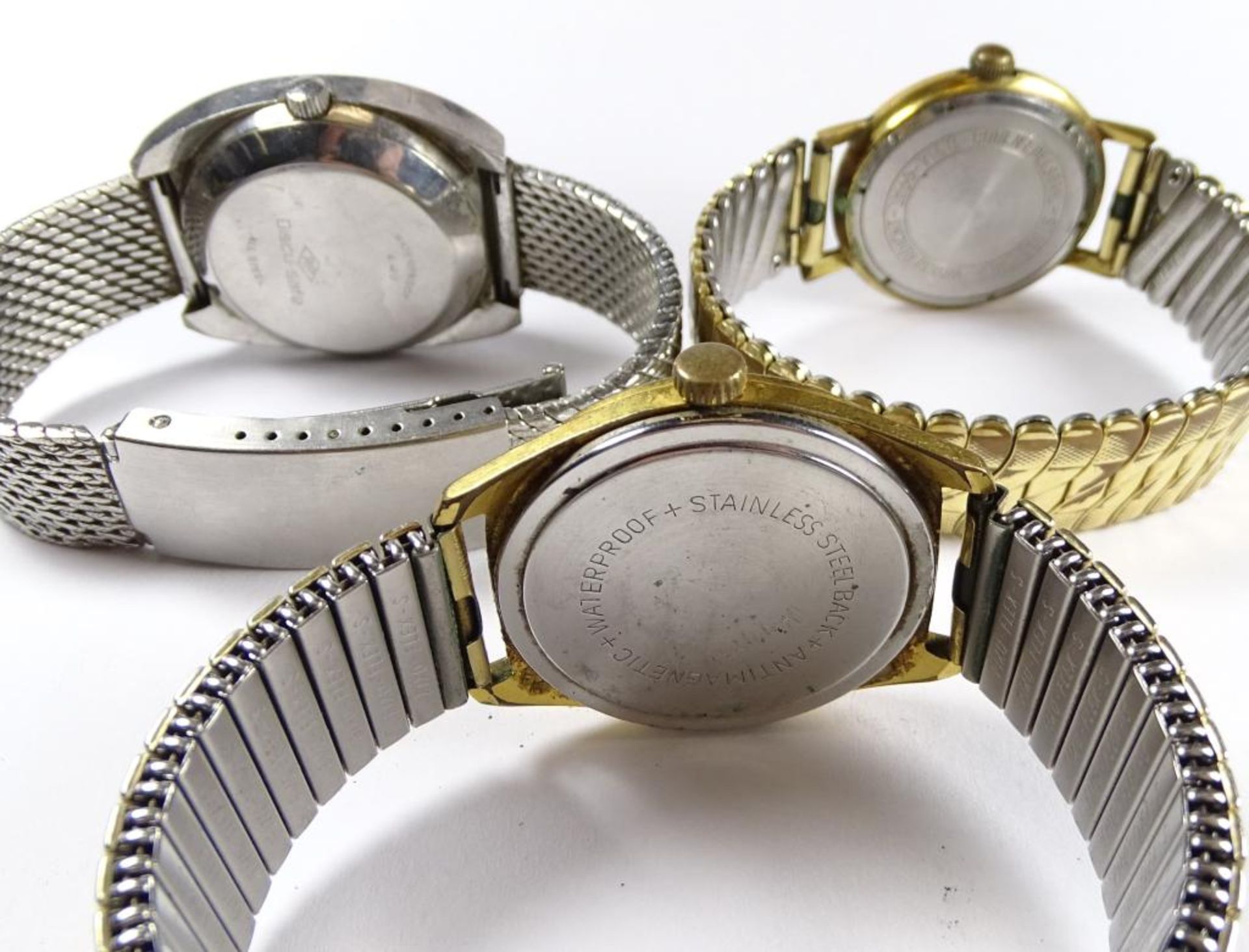 3 Herren Armbanduhren,"Haller,Zentra,Ultra", Ultra nicht geprüft,beide anderen Werke laufe - Bild 5 aus 5