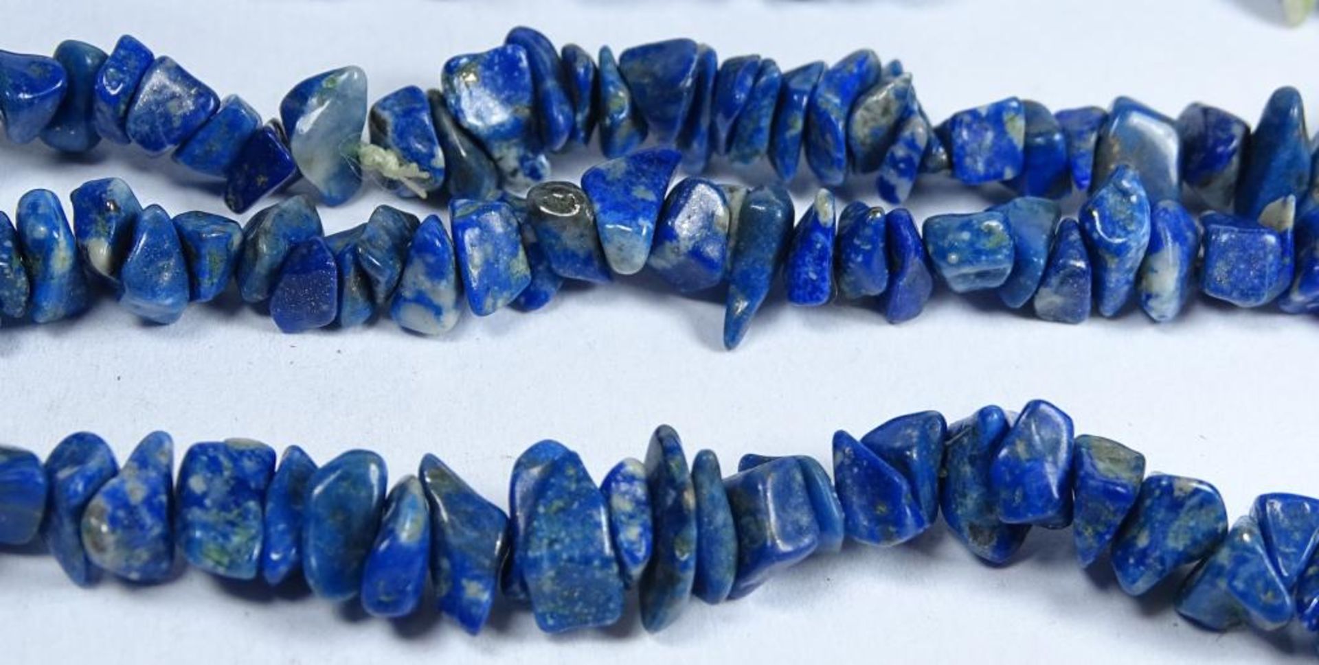 Lapislazuli Halskette,endlos,ca.L- 86cm, 52,4gr. - Bild 3 aus 4