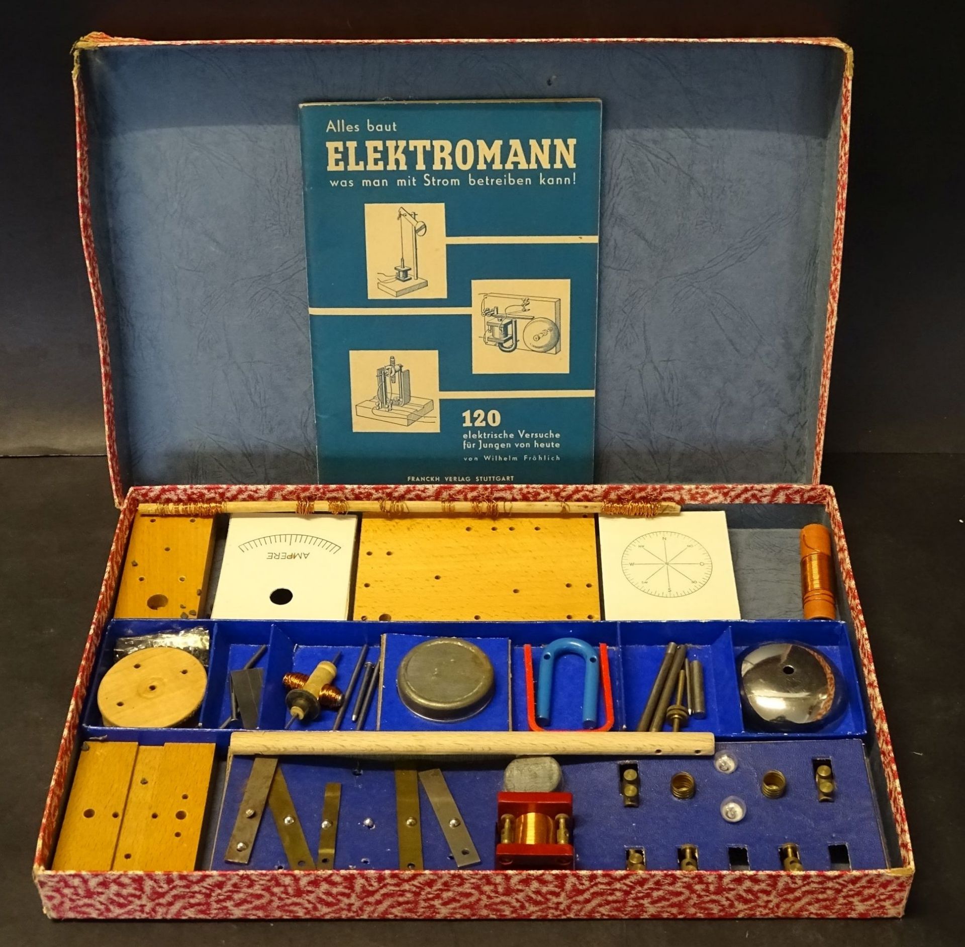 altes Spiel "Elektromann" in orig. Karton, Vollständigkeit nicht überprüft, 24x36 - Bild 2 aus 4