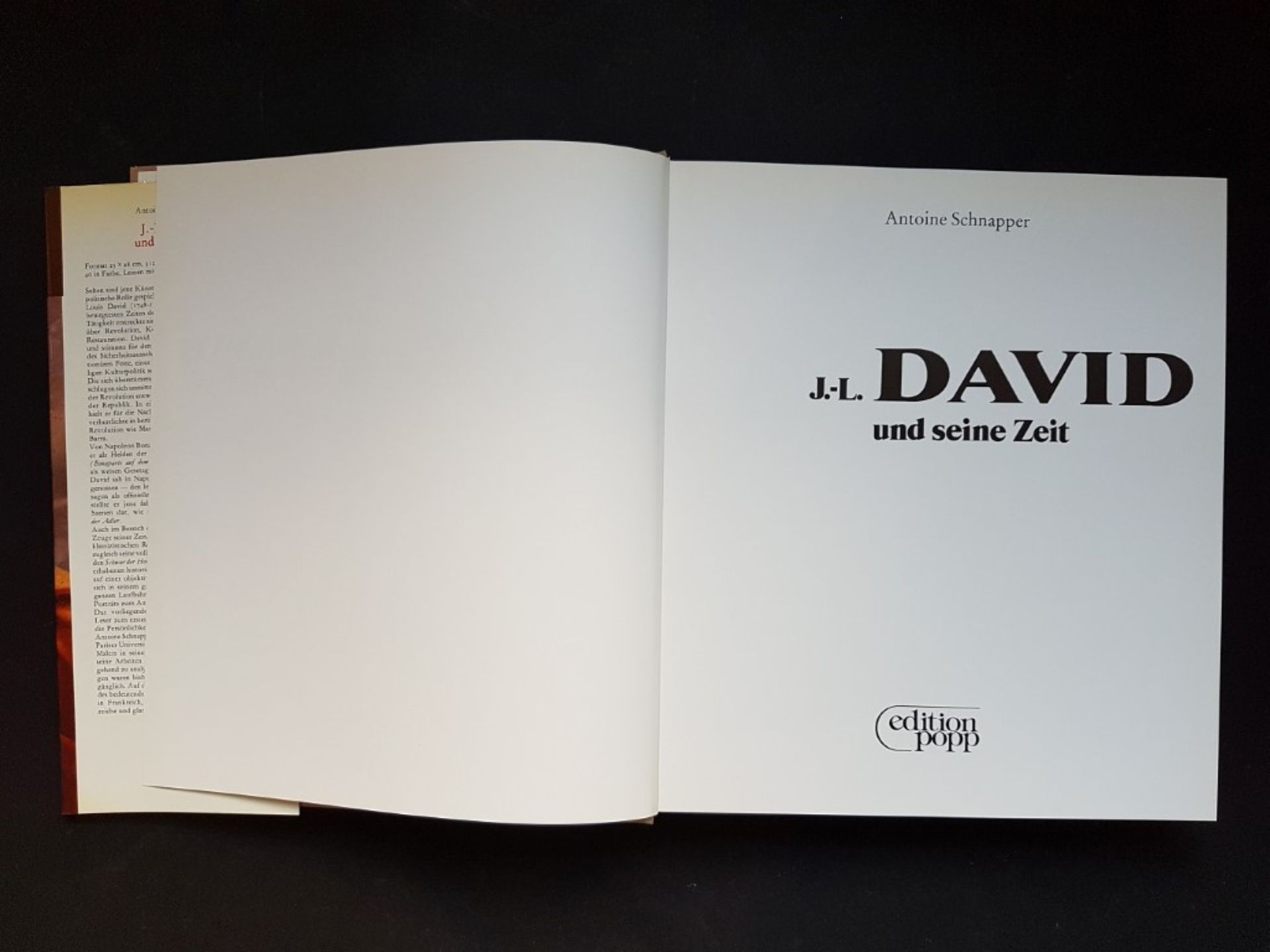 ``J.-L. David und seine Zeit``, von Antoine Schnapper, 312 Seiten, 1981 - Bild 2 aus 7