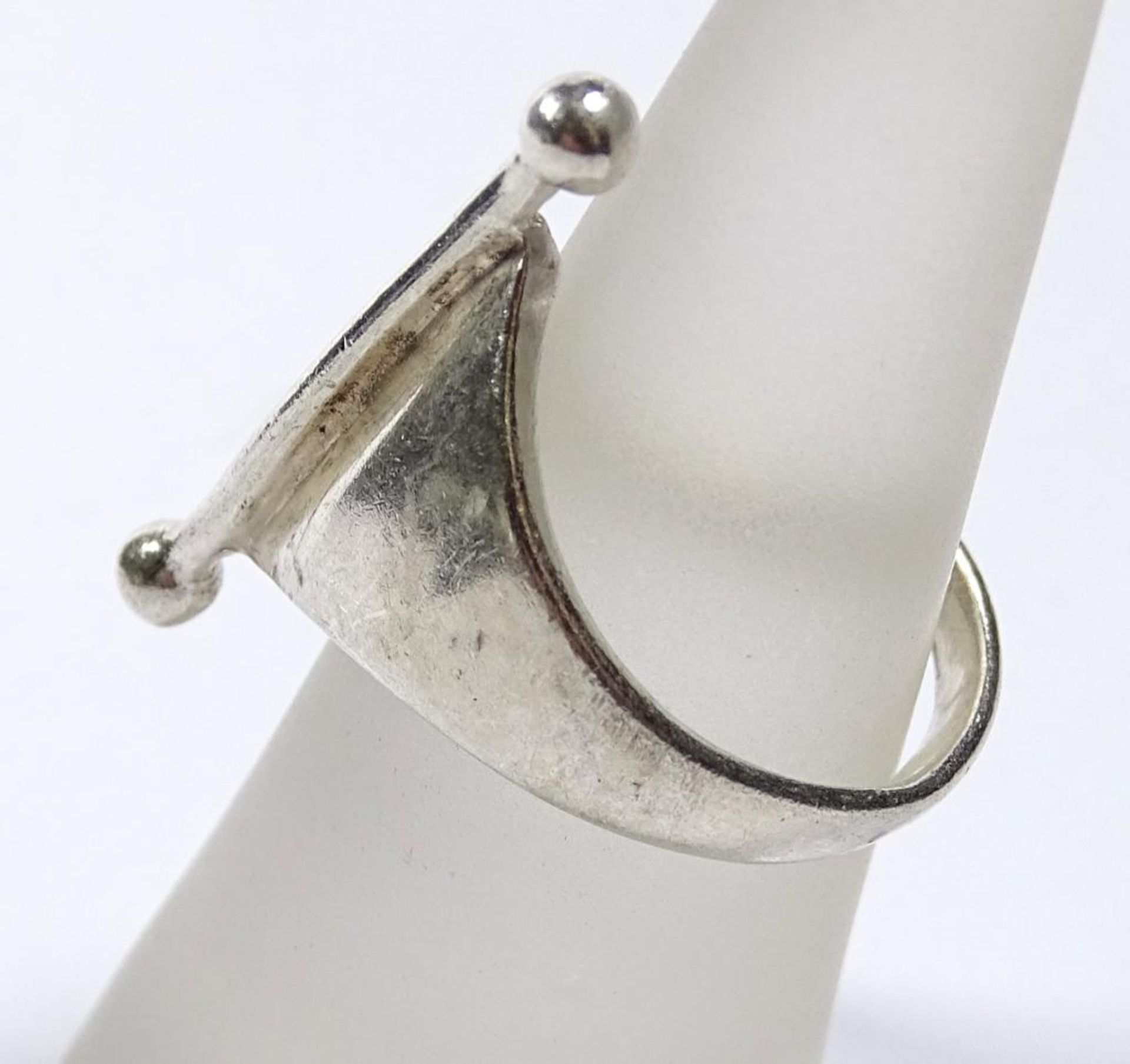 Ring,Silber -925- offene Ringschiene, 5,4gr. - Bild 3 aus 4