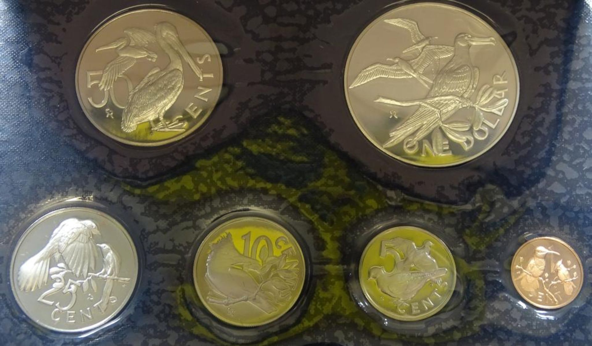 Münzset,British Virgin Island,Franklin Mint,Dollar an cents,OV - Bild 3 aus 3