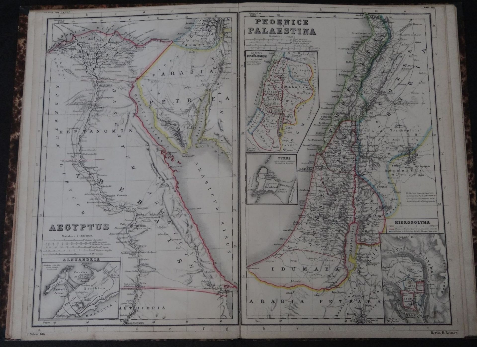 "Atlas Antiquus" 12 Karten zur Alten Geschichte", um 1880 - Bild 2 aus 7