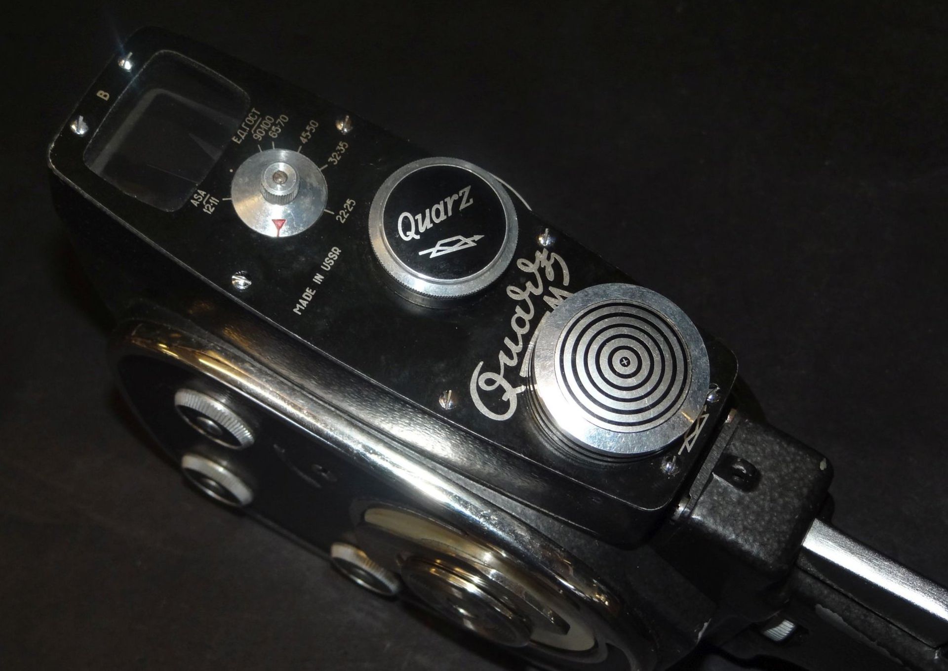 Filmkamera "Quarz M" 8 mm in orig. Tasche mit Garantieschein von 1969, Milano - Bild 4 aus 9