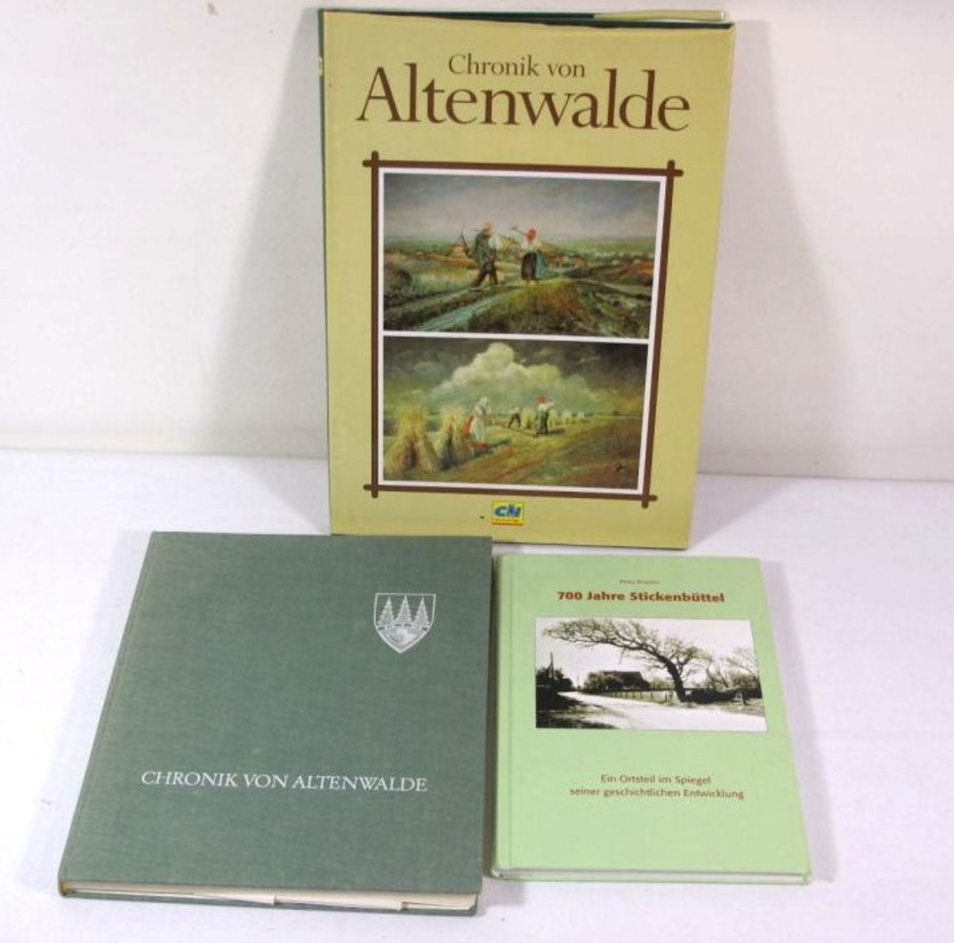 3x Literatur über Altenwalde, 2x 1971 und 1x 2010.