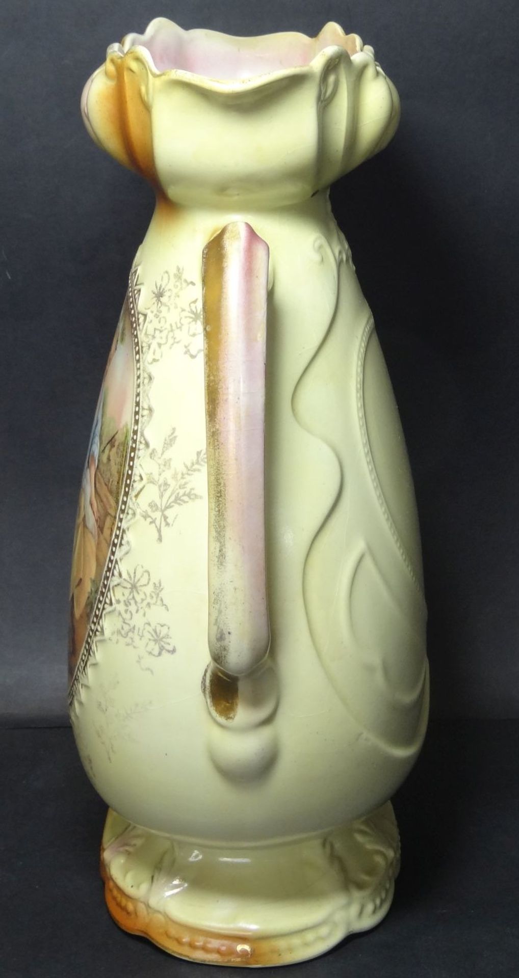 Jugendstil-Vase, England, H-35 cm - Bild 3 aus 8