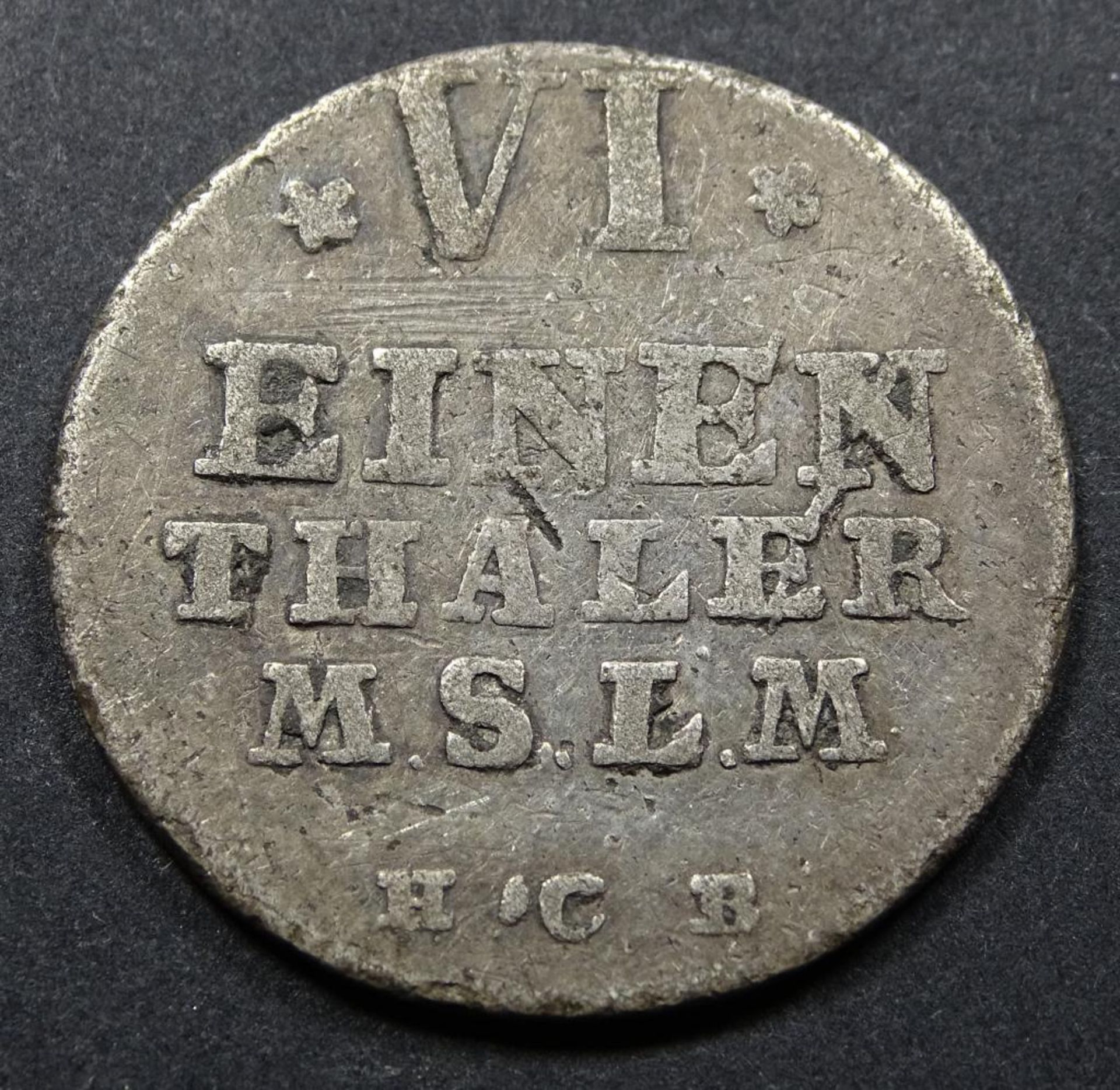 Einen Thaler 1756,d-25mm, 5,0gr. - Bild 2 aus 2