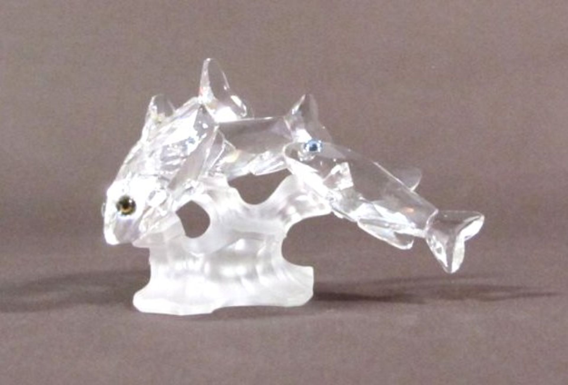 Fischgruppe, Swarovski, H-5cm.