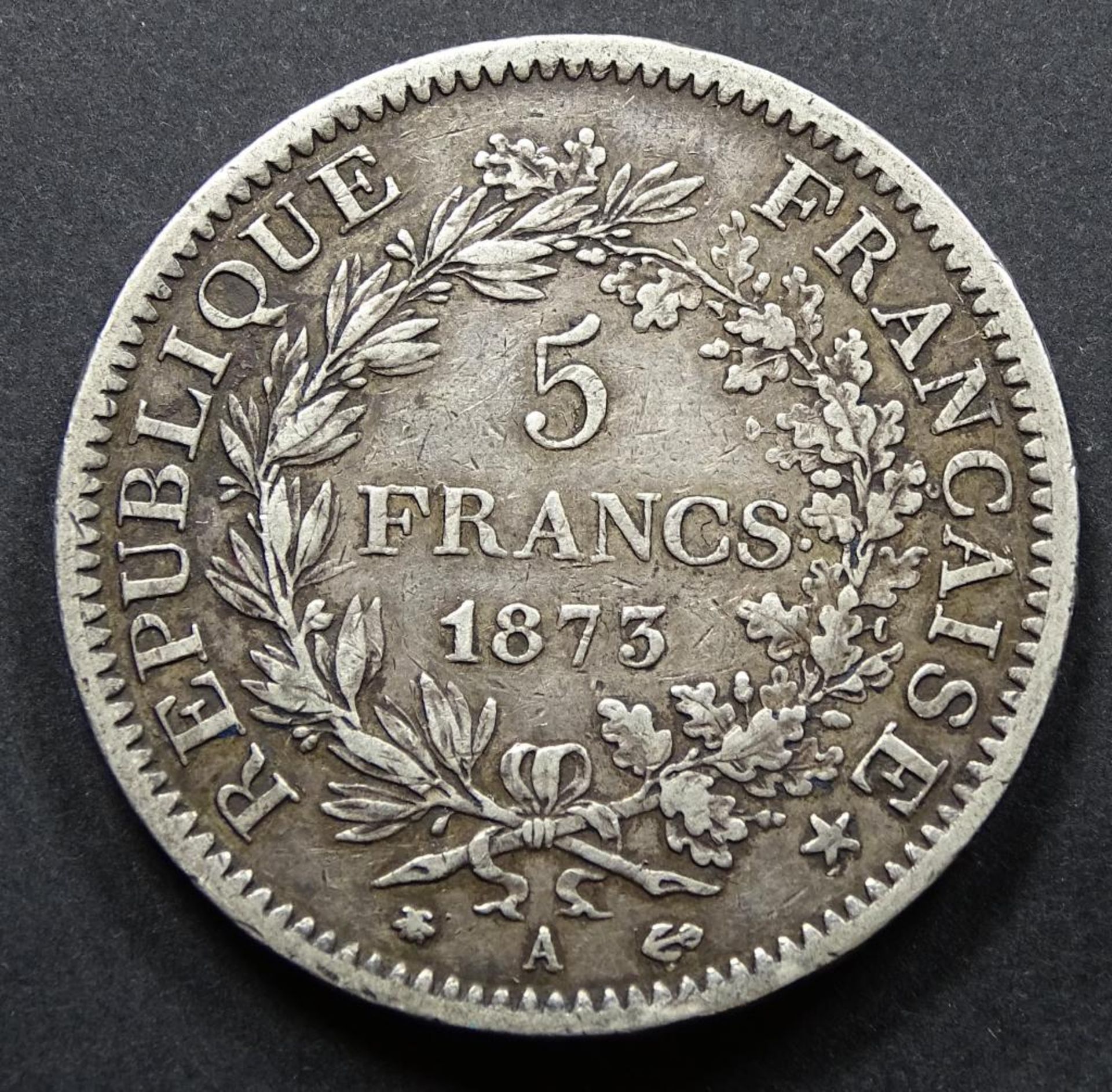 5 Francs,Silber, 1973A,d-37mm, 24,7gr.