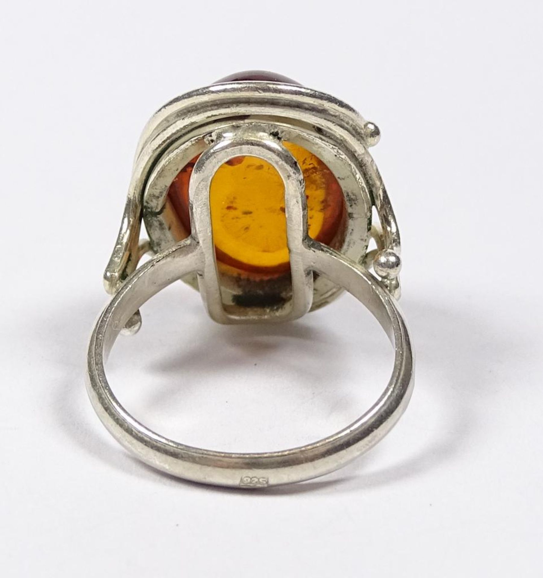 Bernstein Ring,Silber 925er,MIK,6,3gr., RG 56 - Bild 3 aus 3