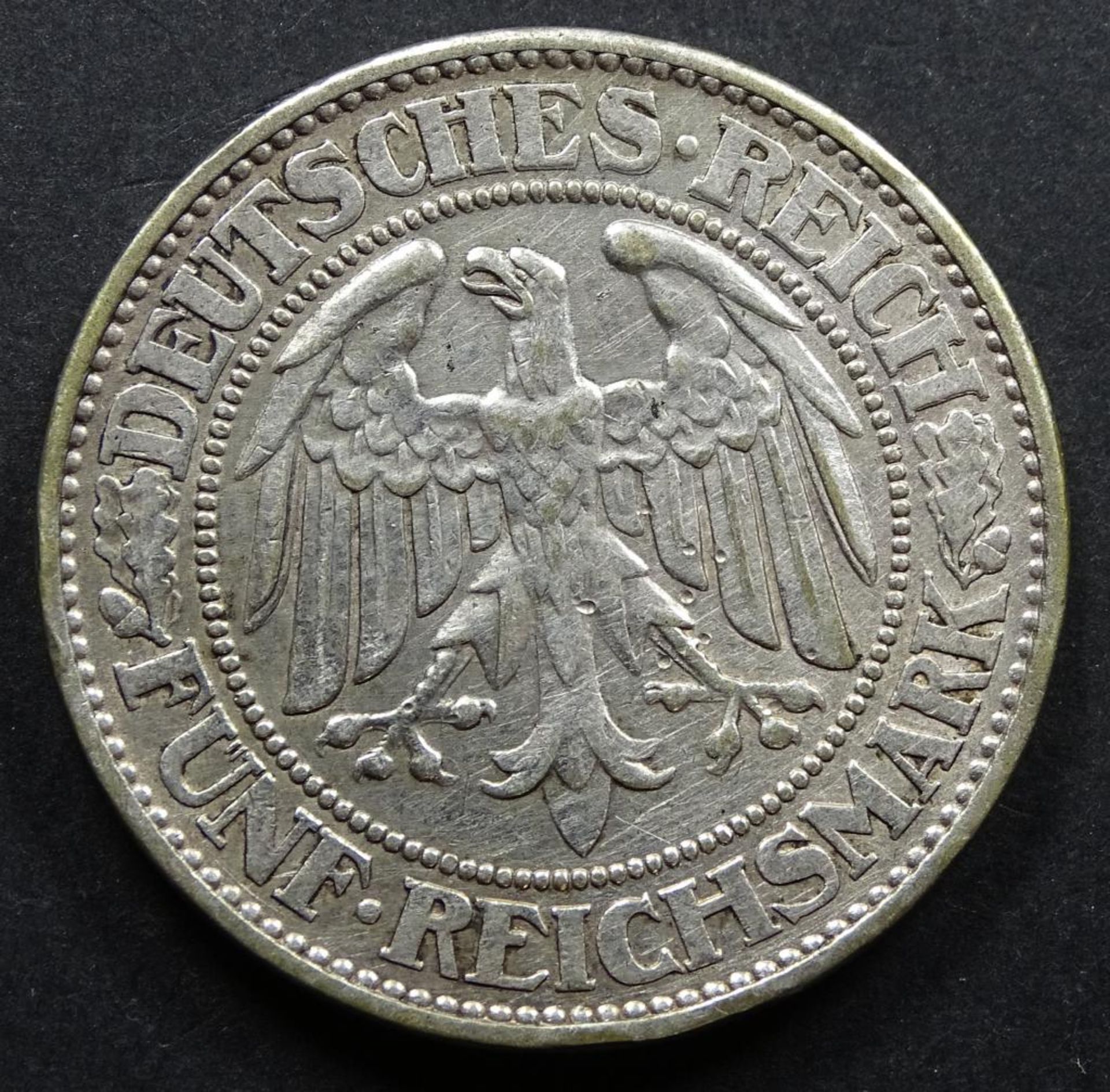 5 Reichsmark 1932A, d-35mm, 24gr. - Bild 2 aus 2