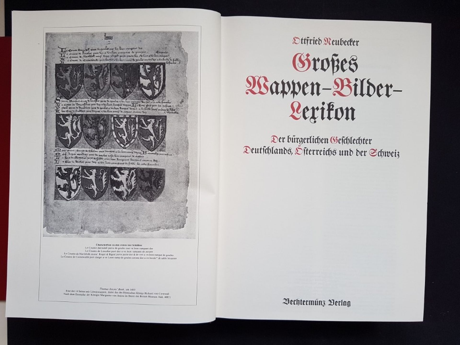 ``Großes Wappen Bilder Lexikon``, Ottfried Neubecker, 1992, mit 1147 Seite - Bild 2 aus 5
