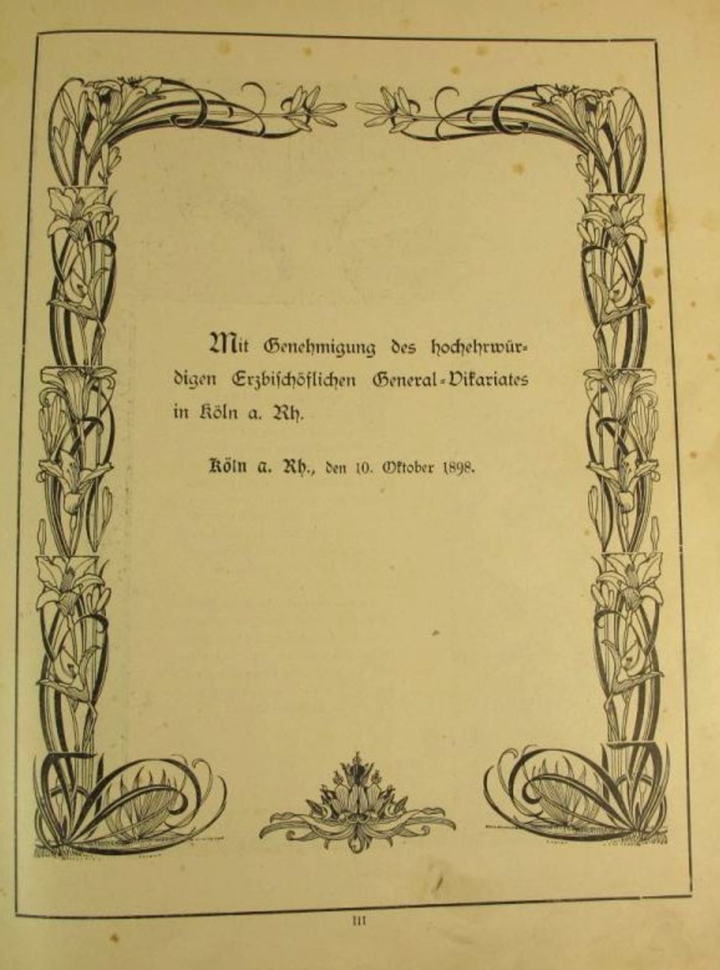 Der Pilgerstab des katholischen Christen, Aegidius Müller, Schafstein Köln a. Rhein, 1898, Alters-u. - Bild 4 aus 9