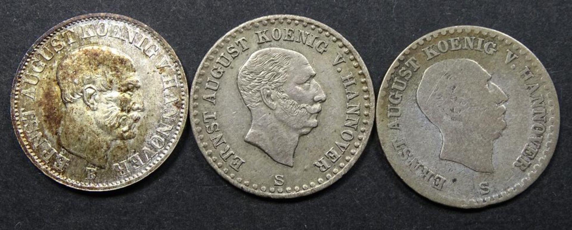 3x Einen Thaler,Silber, zus.7,4gr. - Bild 2 aus 2