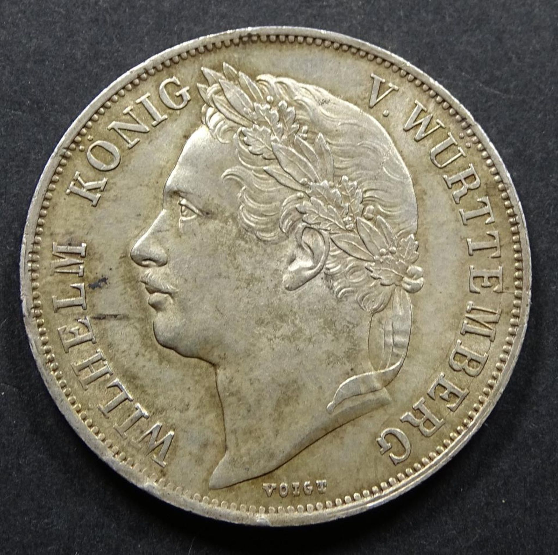 Ein Gulden Württemberg, 1841,vz,d-30mm, 10,5gr - Bild 2 aus 2