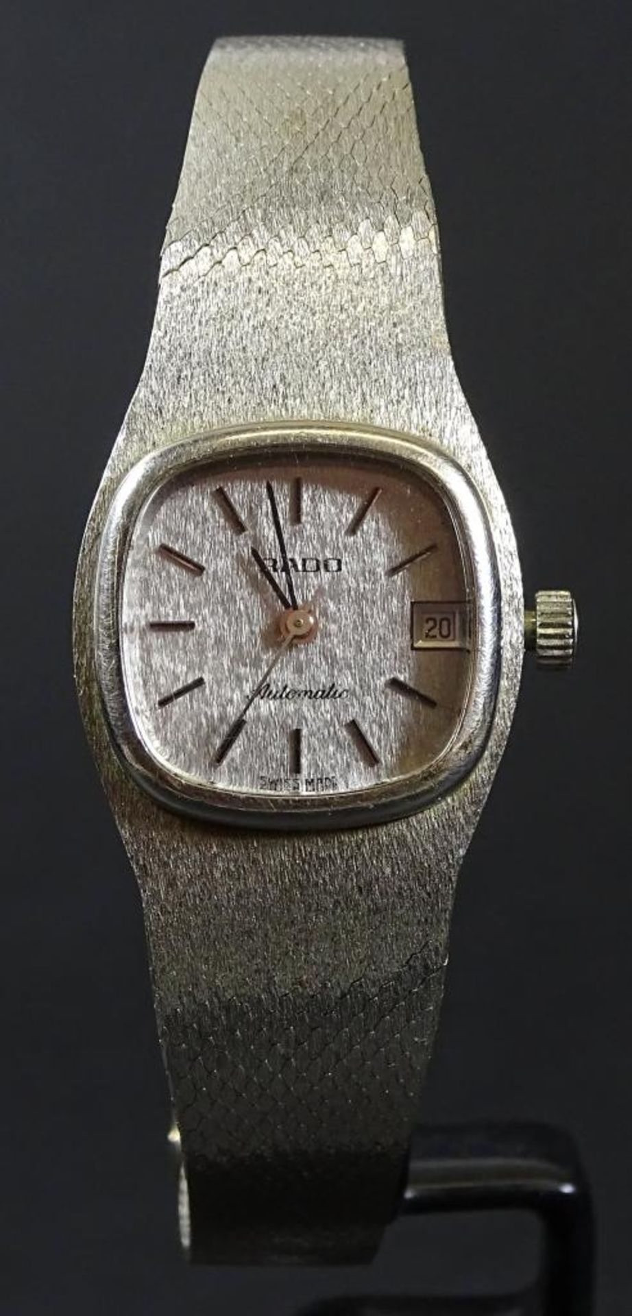 Damenarmbanduhr "RADO",automatic,Werk läuft,Edelstahl,leichte Tragepuren,L_18c