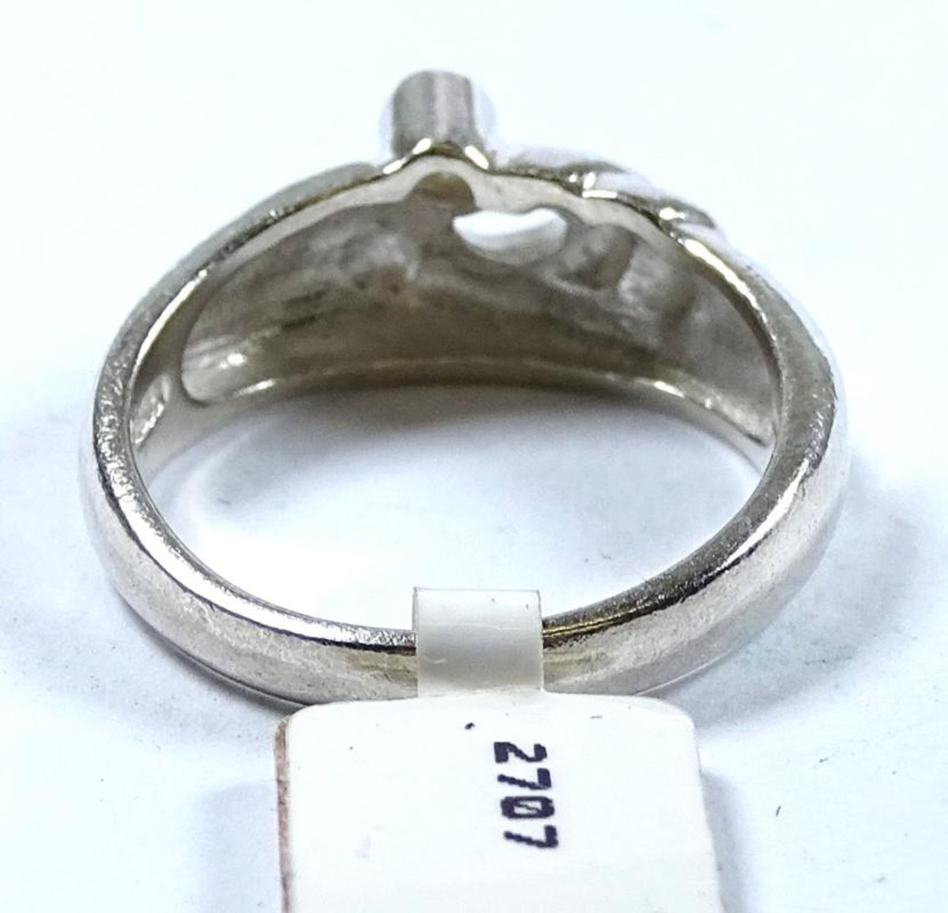 Ring,Silber -925-mit einem Zirkon, 3,90gr., RG 53,Neu und ungetragen aus Juweliersauflösung, evtl. - Bild 5 aus 5