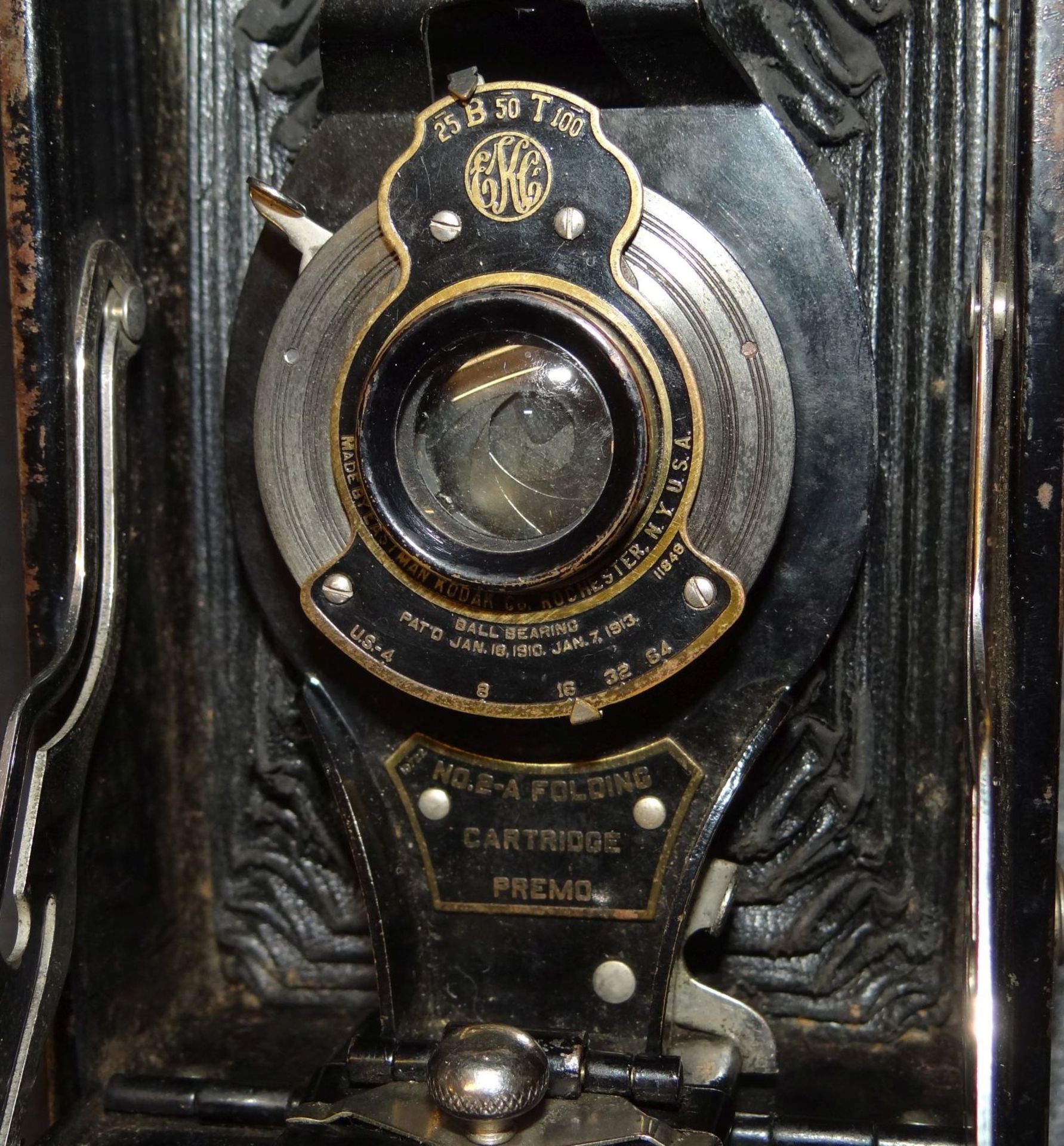 Balgenkamera "Kodak" USA 1913, ungepflegt, Alters-u. Gebrauchsspuren - Bild 2 aus 4