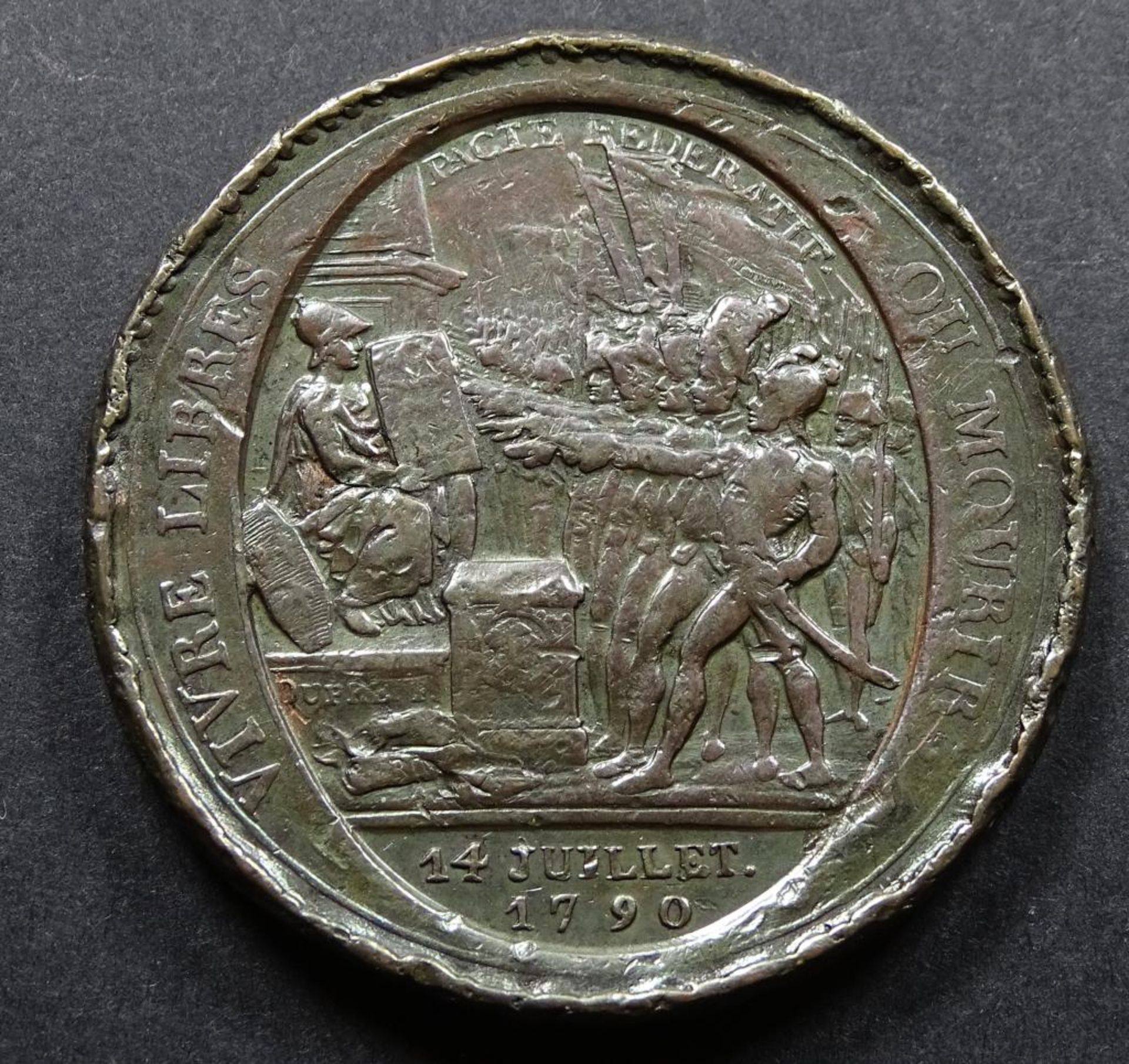 Medaille,Frankreich,1792,d-39mm