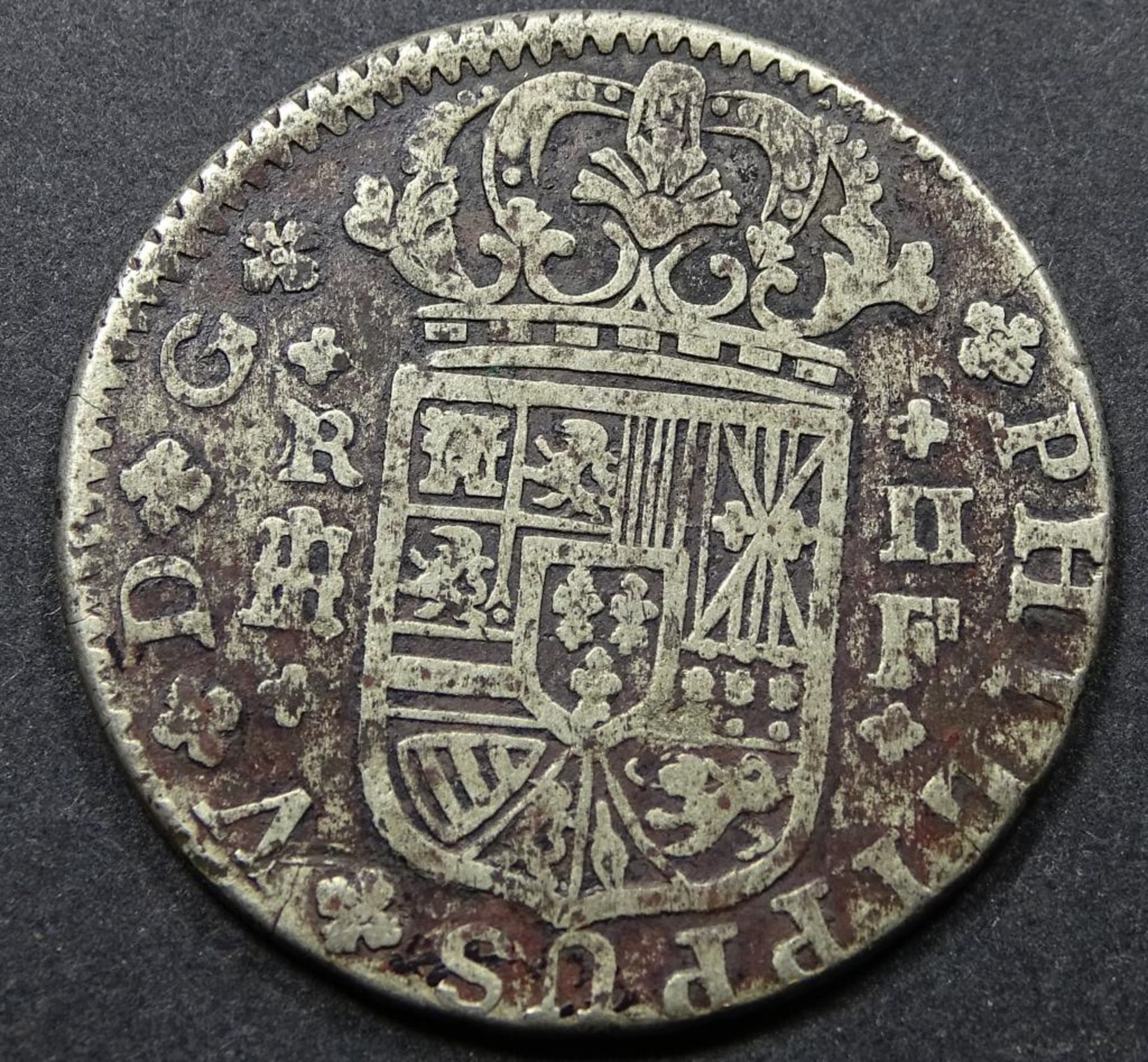 Antike Silber Münze 1723,d-26mm,5,0gr