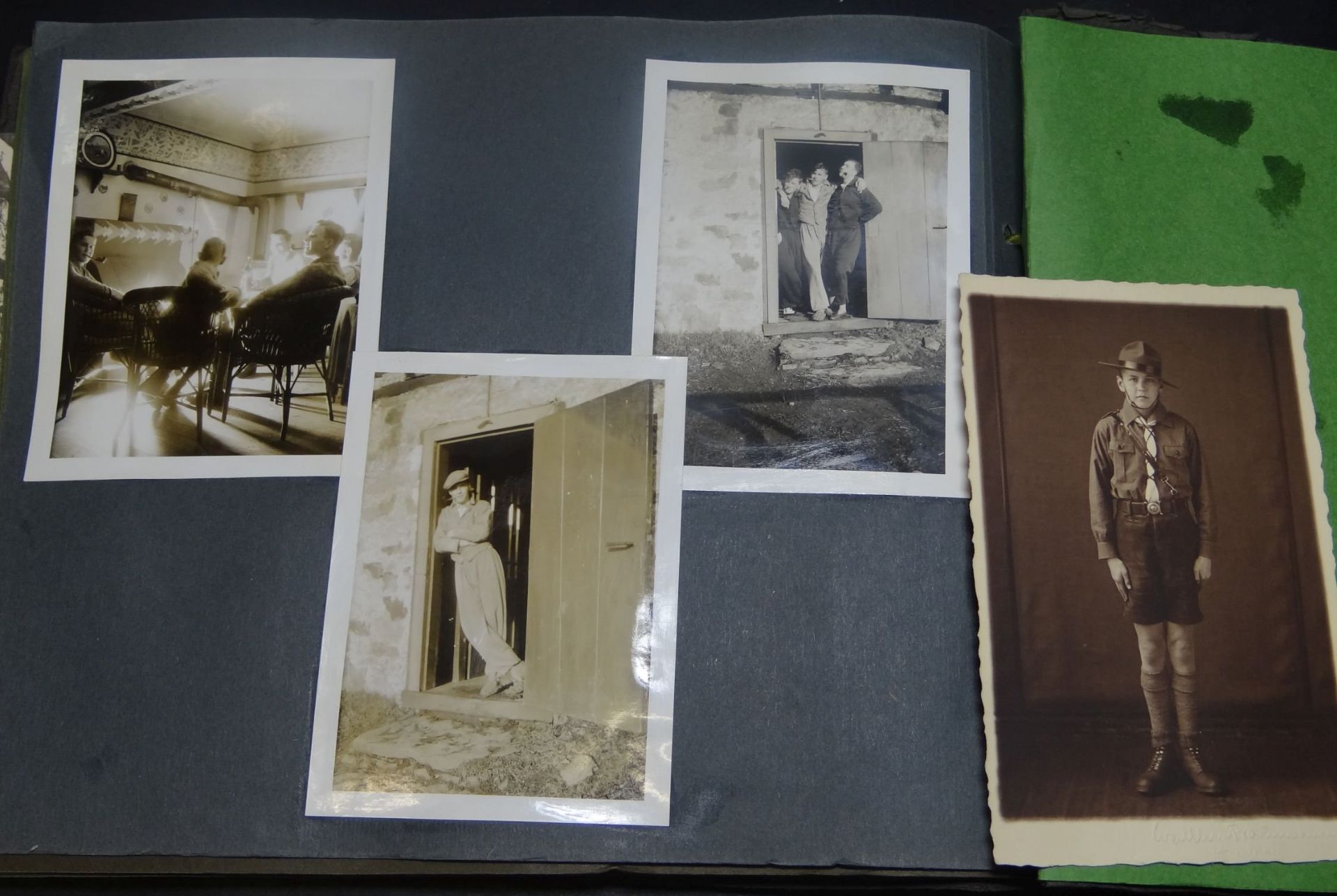 Fotoalbum mit 79 Fotos, ca. 1915-1940, hpts. Familie, aber auch Pfadfinder und Soldaten - Bild 6 aus 10