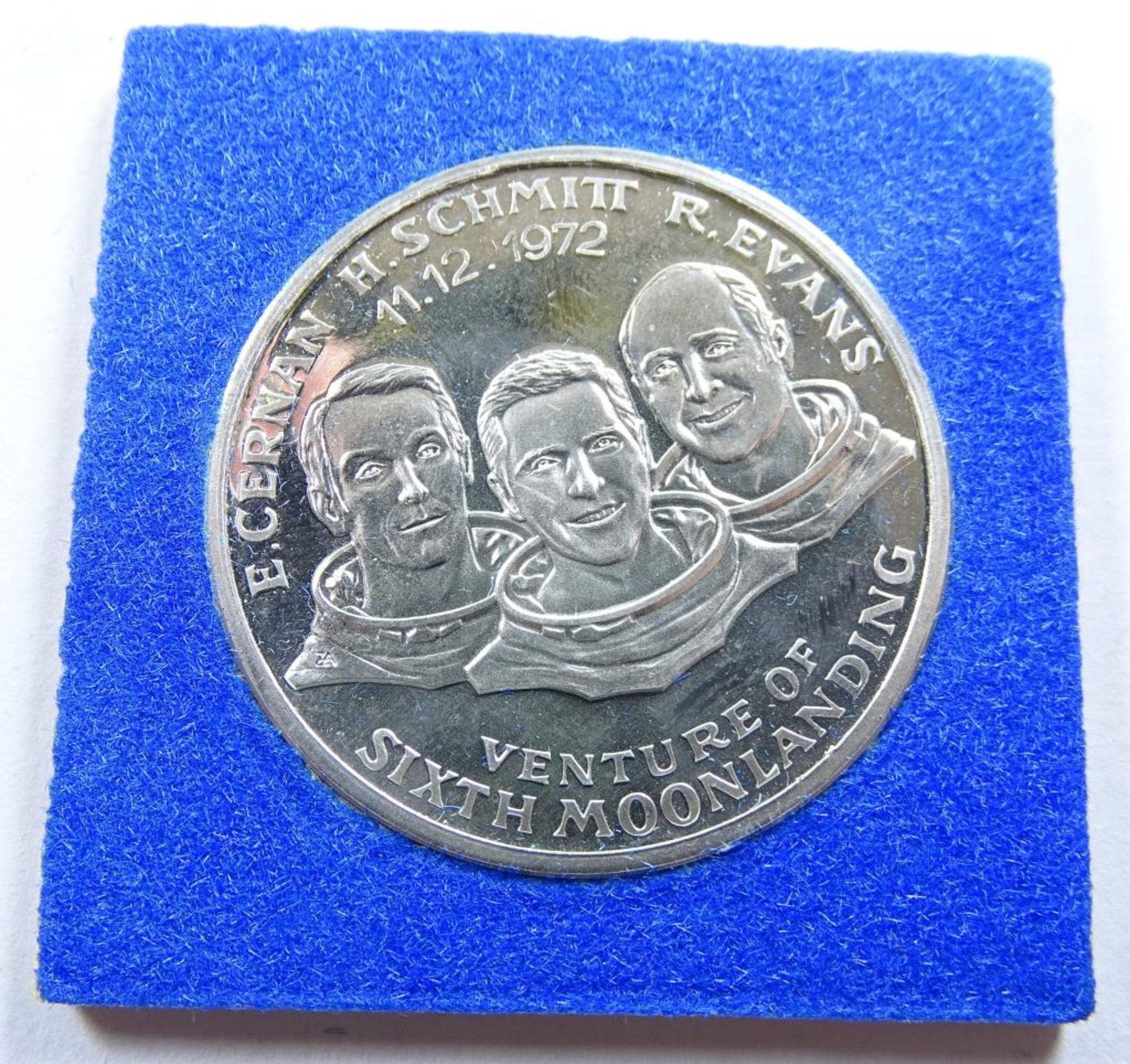 Medaille,Silber,Apollo XVII,15,2gr. - Bild 2 aus 2
