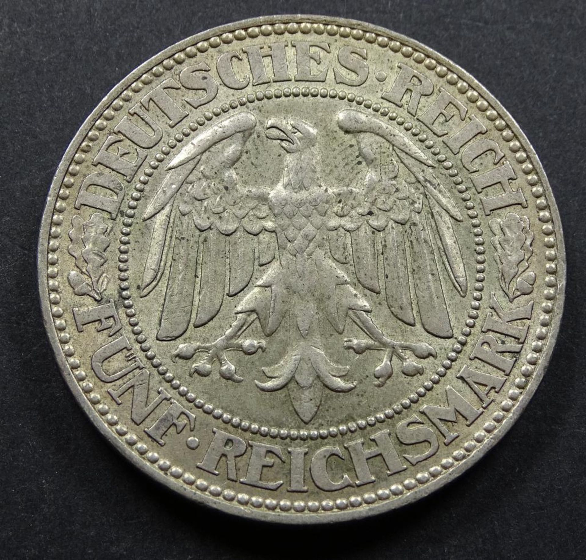 5 Reichsmark, 1929A,d-35,8mm, 24,9gr.