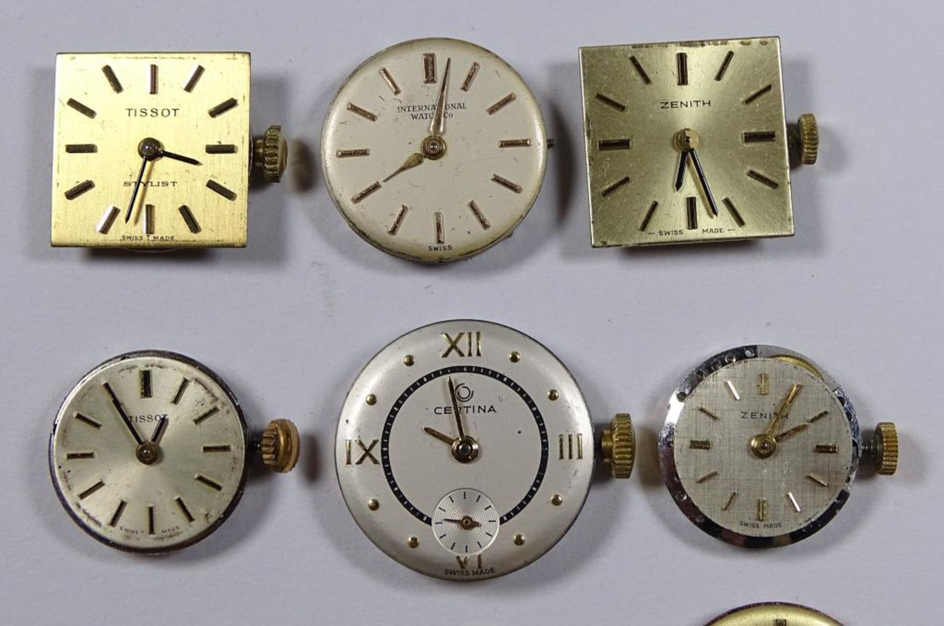 Uhrenwerke,bekannte Namen",Zenith,Certina,Omega,Tissot,International Watch Co",Funktionen nicht - Bild 2 aus 4