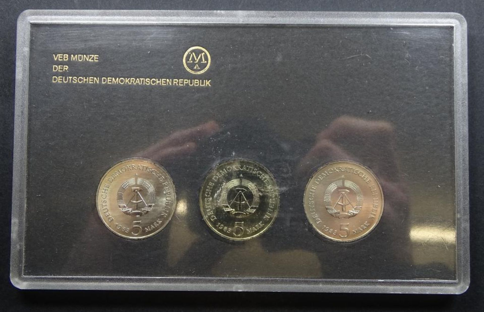 3 Münzen,"Martin Luther Ehrung 1983,DDR,OV - Bild 3 aus 4