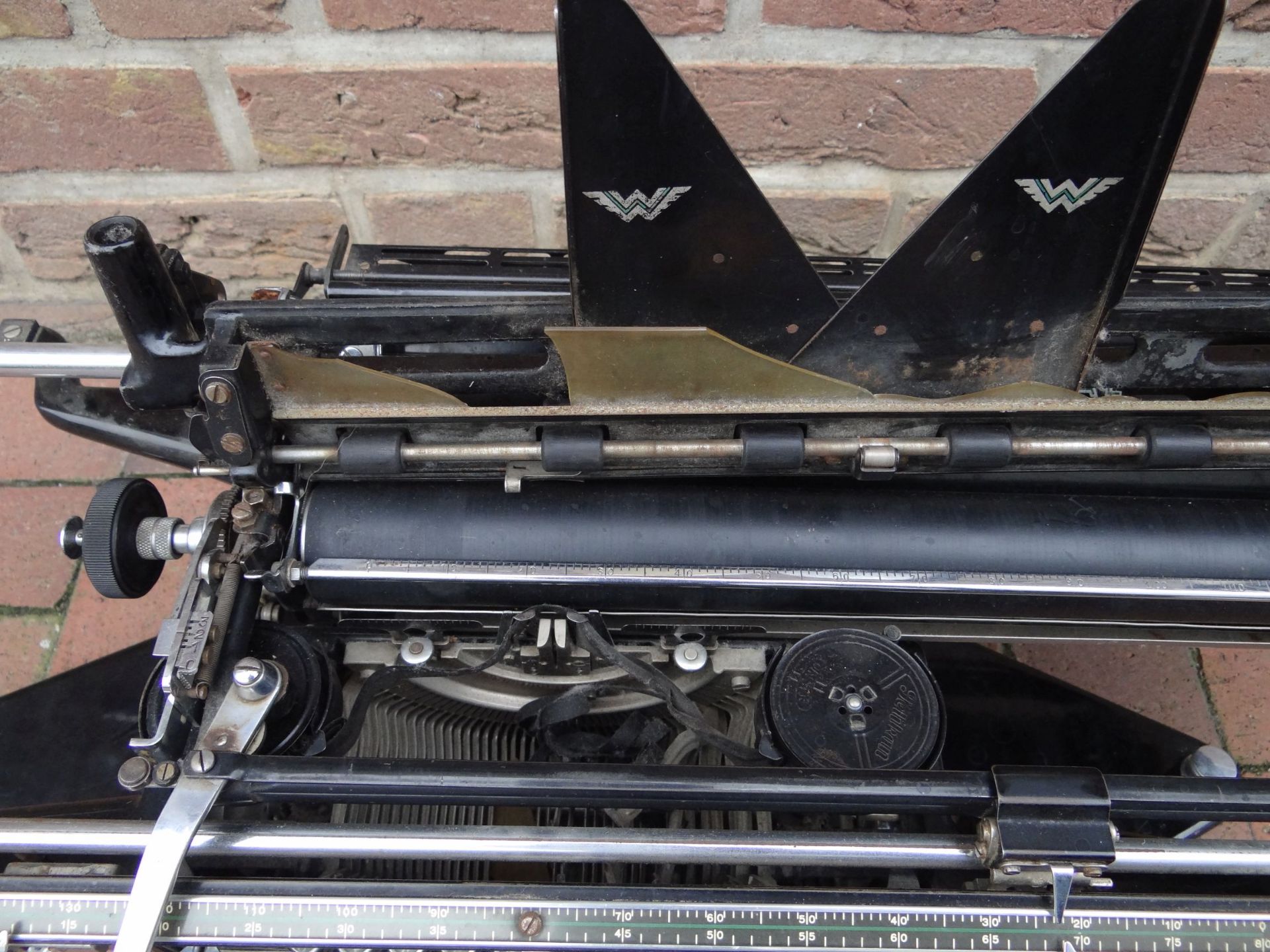 grosse Schreibmaschine "Wanderer Werke" mit Buchungsmaschine Continental Rapid, Funktion nicht - Bild 8 aus 8