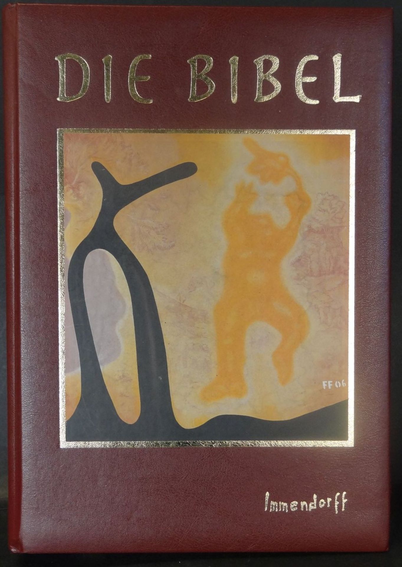 "Die Bibel" illustriert von Prof.J. Immendorff, leichte Gebrauchsspuren