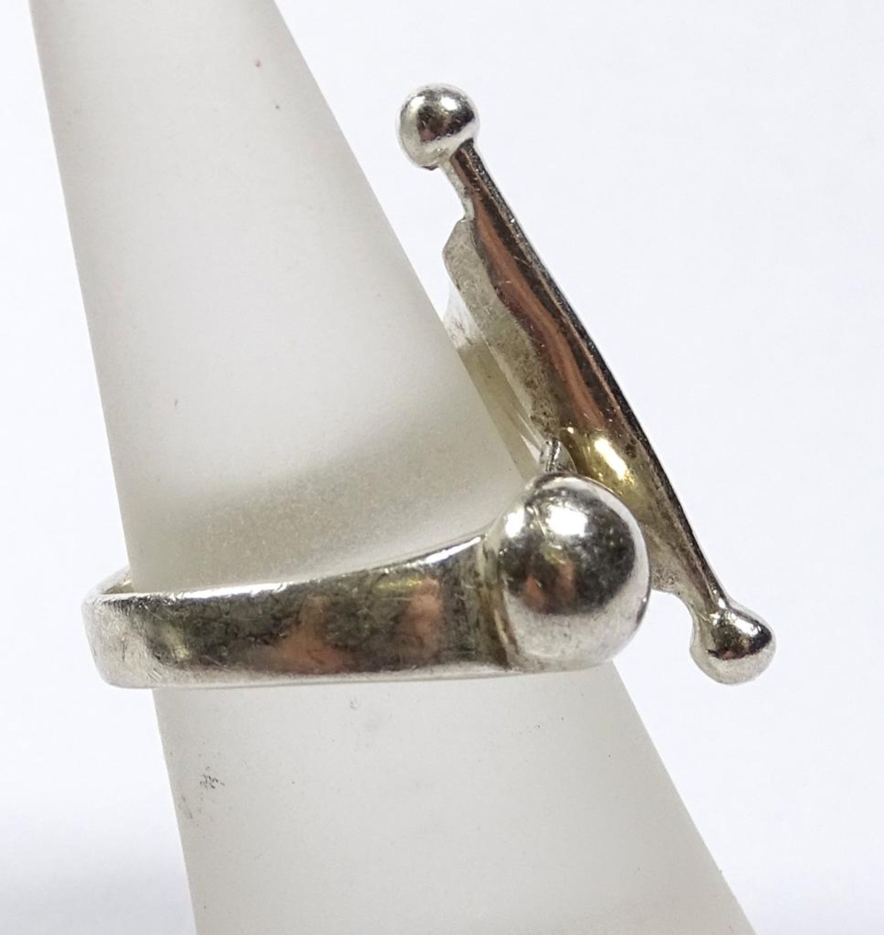 Ring,Silber -925- offene Ringschiene, 5,4gr. - Bild 2 aus 4