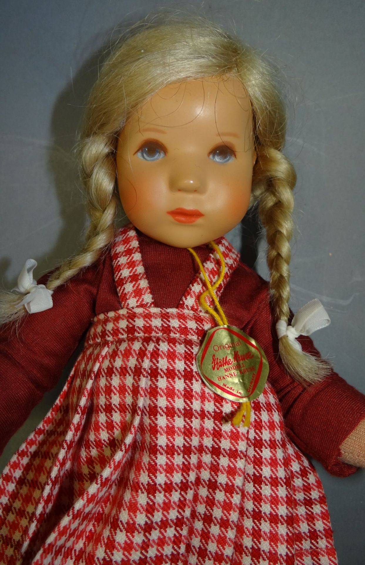 Käthe Kruse Puppe, Modell Hanne Kruse "Franziska", orig. Kleidung, in OV - Bild 3 aus 6