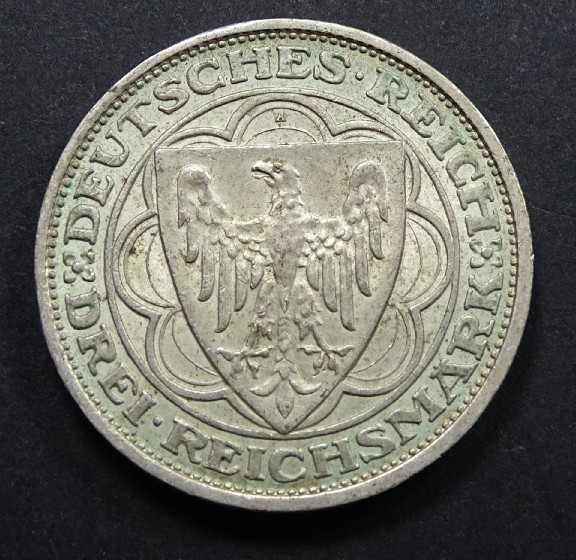 Drei Reichsmark,Magdeburg,1931,d-30mm,Silber,15gr.