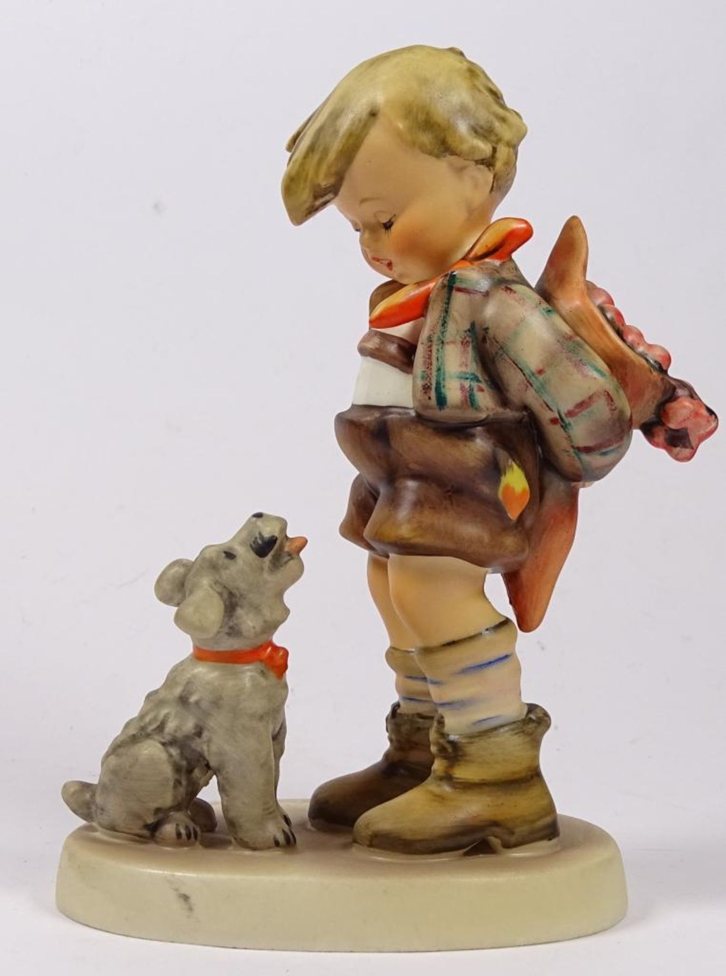 Hummelfigur "Junge mit Hund" Mod. Nr. 317, gut erhalten, H-14 cm - Bild 3 aus 4