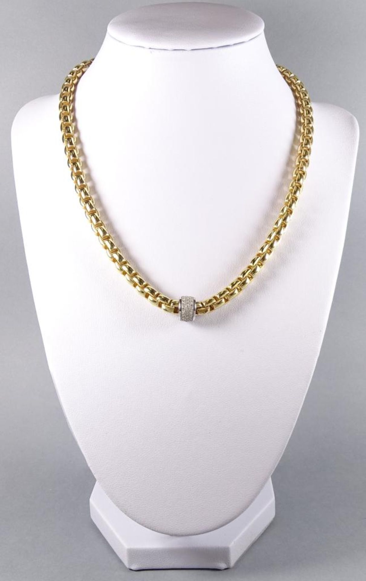 "FOPE FLEX IT"Collier, GG 750/000, made in Italy, MOD.DEP.09,.303 VI, ct.0,53 /09 , Brillanten, - Bild 6 aus 8