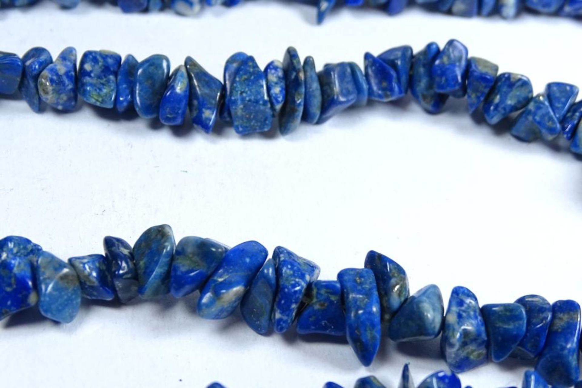 Lapislazuli Halskette,endlos,ca.L- 86cm, 52,4gr. - Bild 2 aus 4