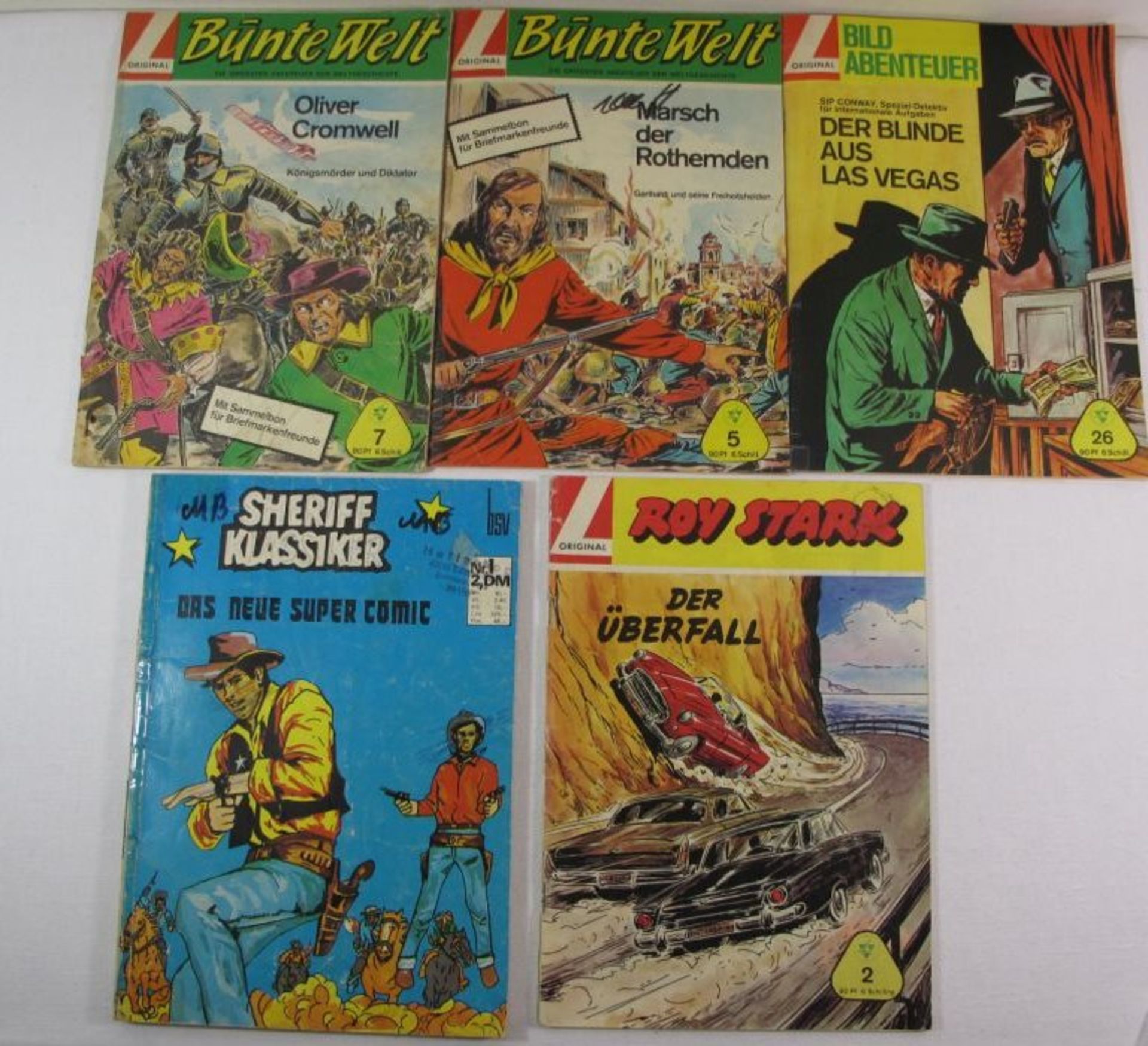 5x div. Comics, 60/70er Jahre.