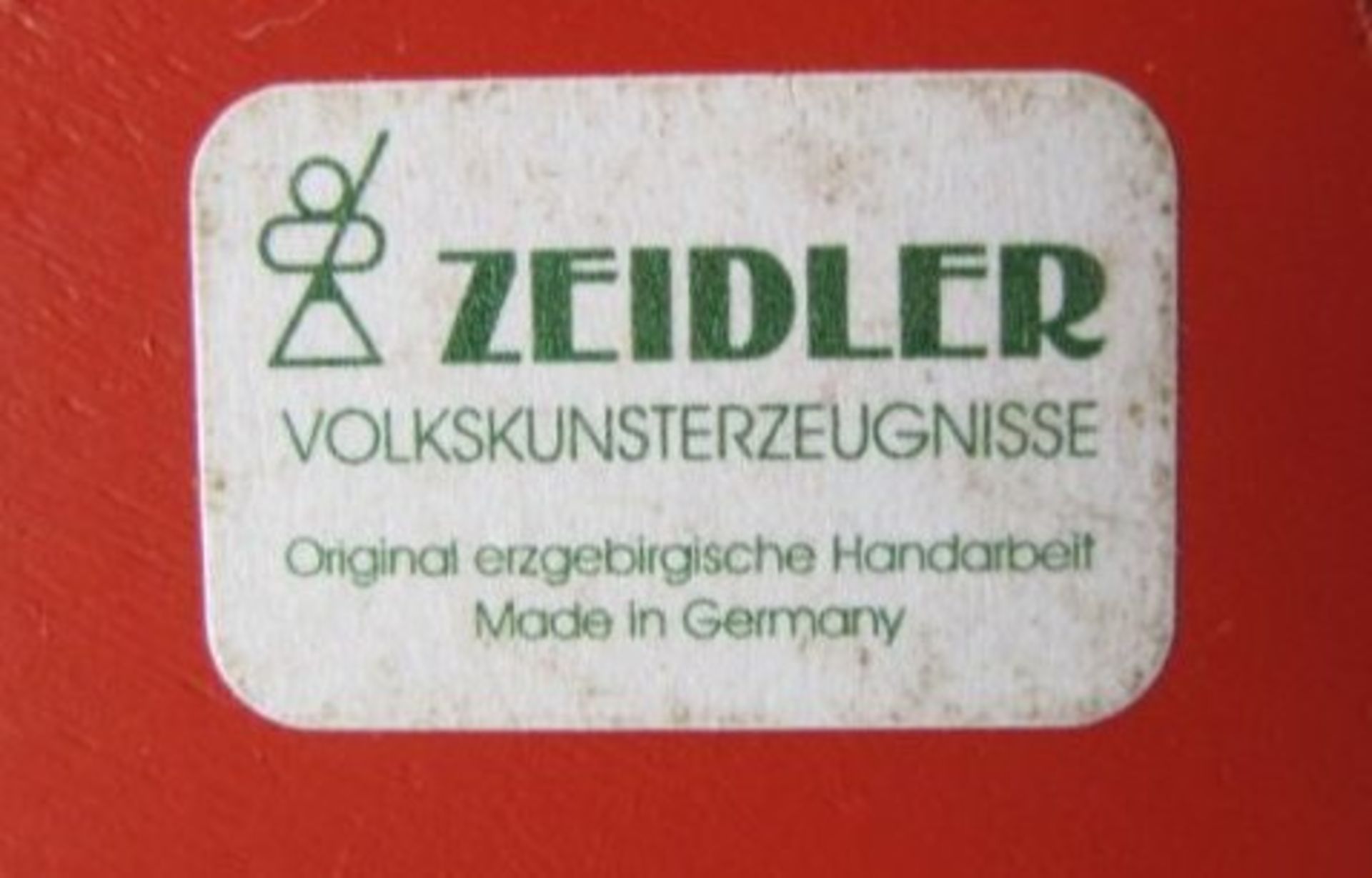 Adventsleuchter "Zeidler", Erzgebirge, orig. Karton, H-28,5cm ca. D-40cm. - Bild 2 aus 4