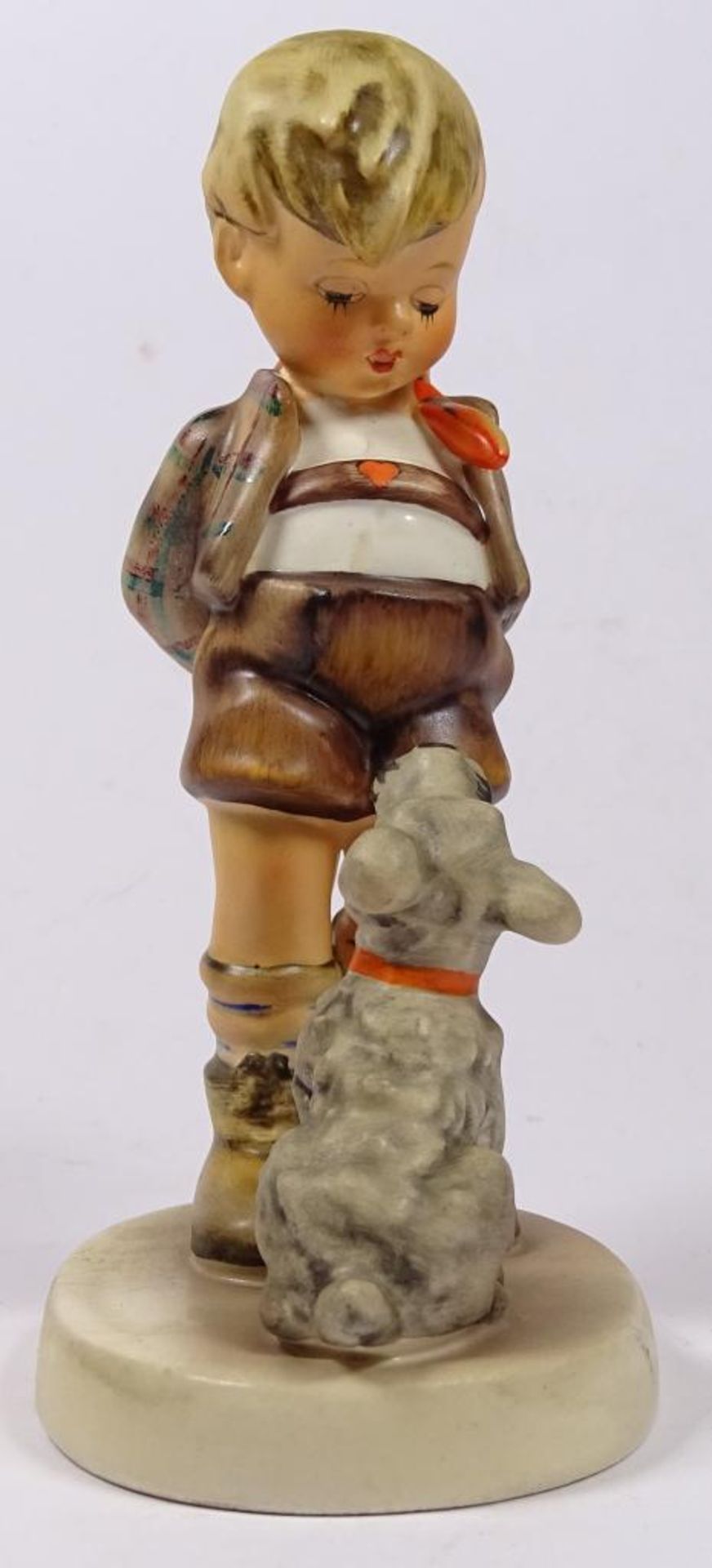 Hummelfigur "Junge mit Hund" Mod. Nr. 317, gut erhalten, H-14 cm - Bild 2 aus 4