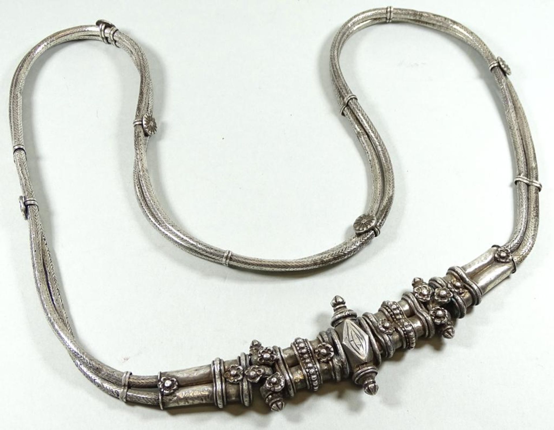 Große schwere antike Kette,Silber, dem Stil nach Renaissance?,L- 84cm, 289,9gr - Bild 3 aus 4