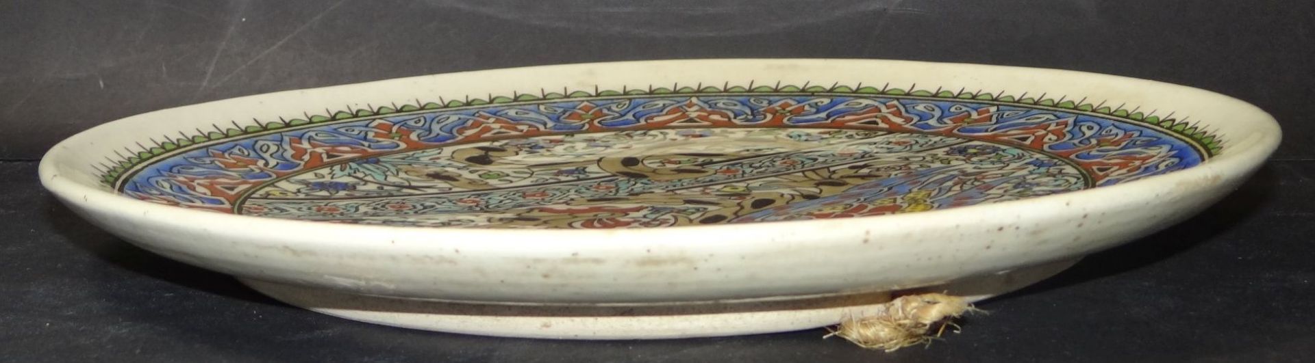 KUTAHYA Wandteller Keramik "Elhamra Cini" handbemalt, D-33 cm - Bild 4 aus 4