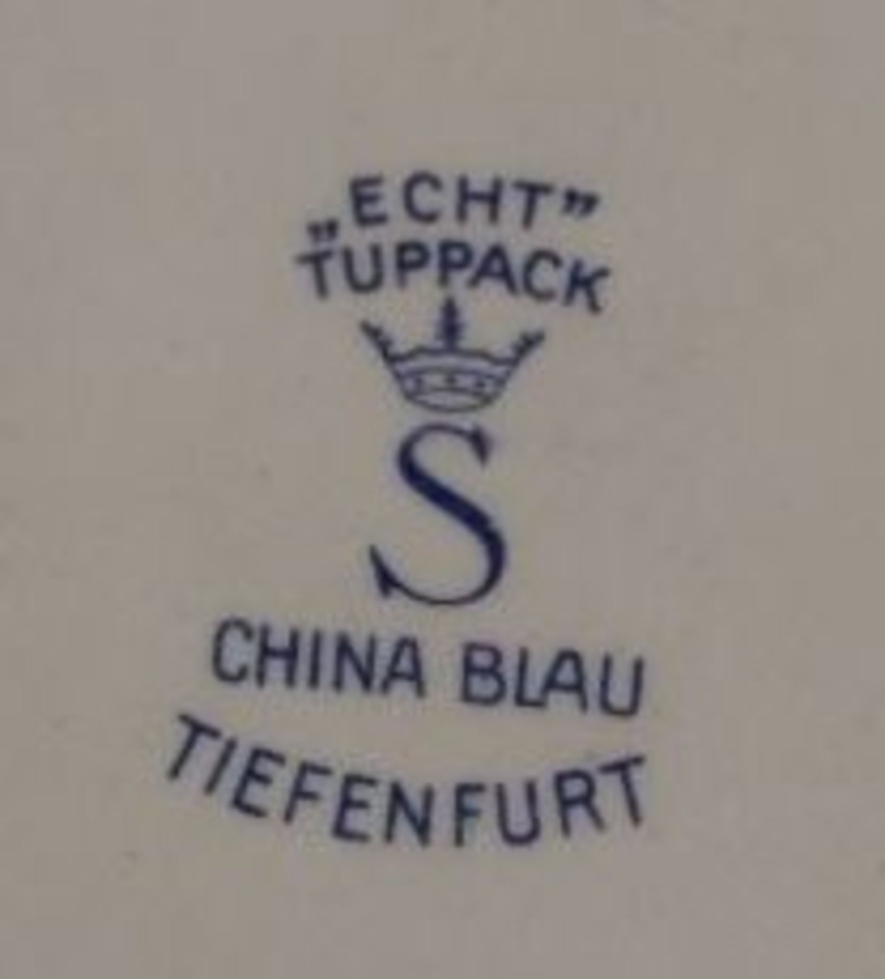 kl. Konvolut China Blau, teilw. Tiefenfurth, Teekern, kl. Tablett und Schale, Kanne H-14cm. - Bild 2 aus 2